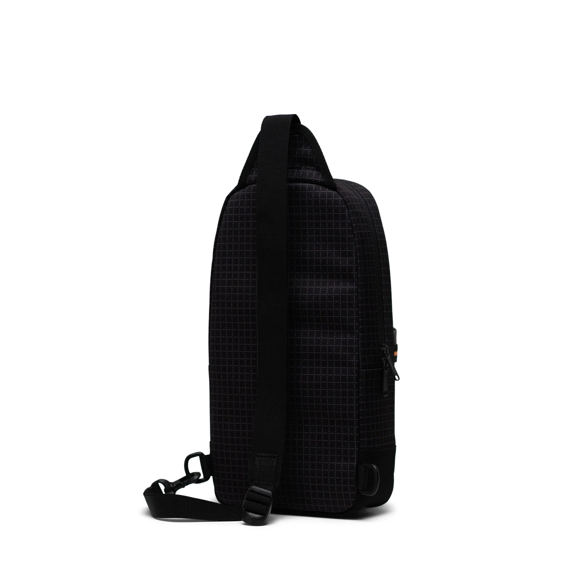 Herschel Heritage Shoulder Bag Black Grid/Gargoyle/Sun Orange