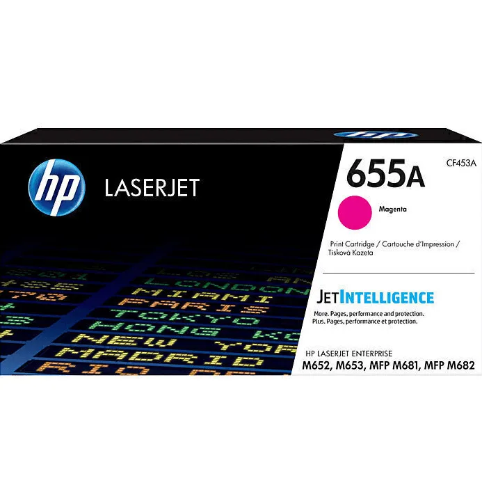 HP 655A Toner Ink Cartridge Black/Cyan/Magenta/Yellow Set Genuine LaserJet