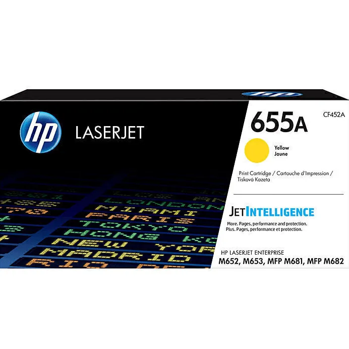 HP 655A Toner Ink Cartridge Black/Cyan/Magenta/Yellow Set Genuine LaserJet