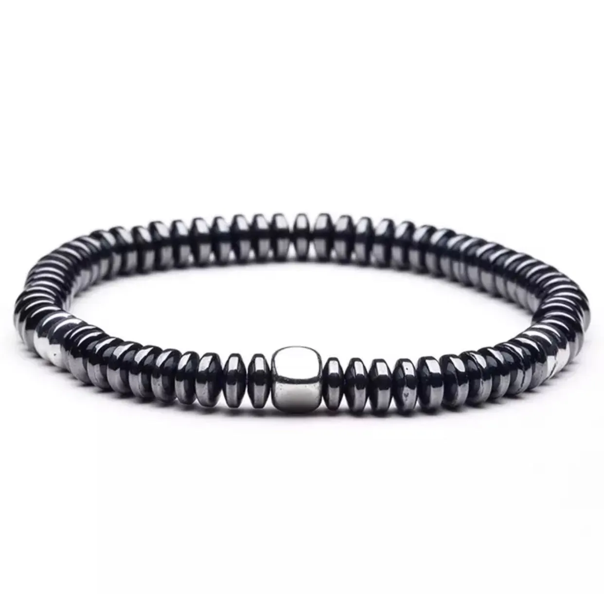 Hugo Hematite Stone Bracelet