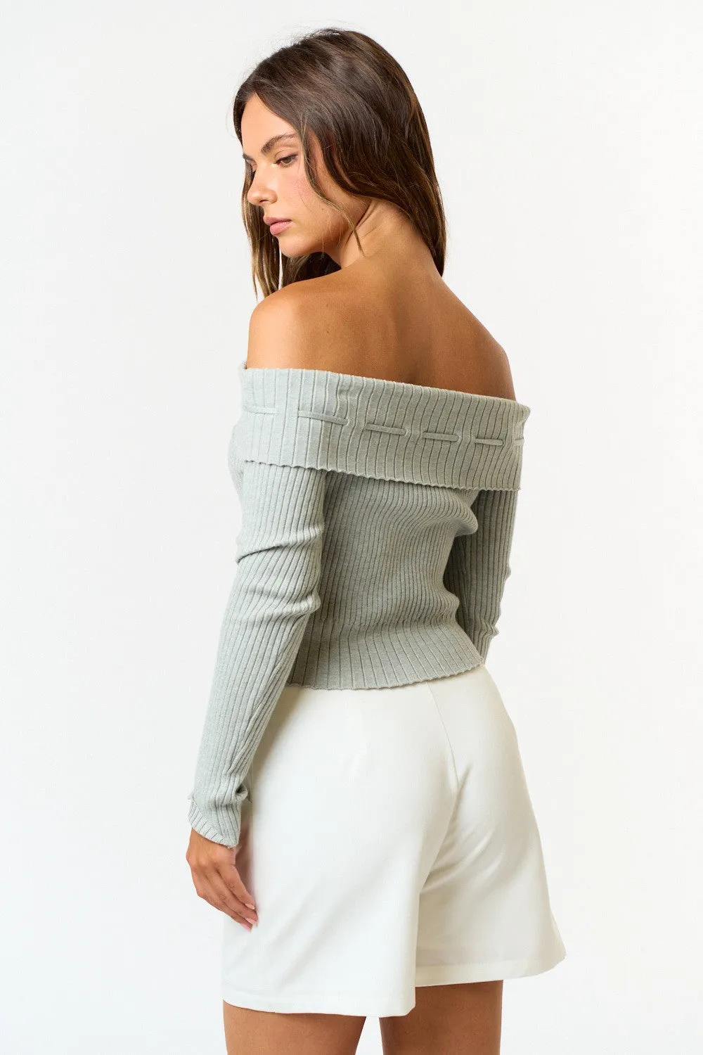 Isla Ribbed Sweater Top