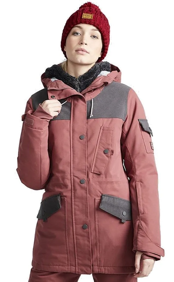 jacket Billabong Scenic Route - Vintage Plum - women´s