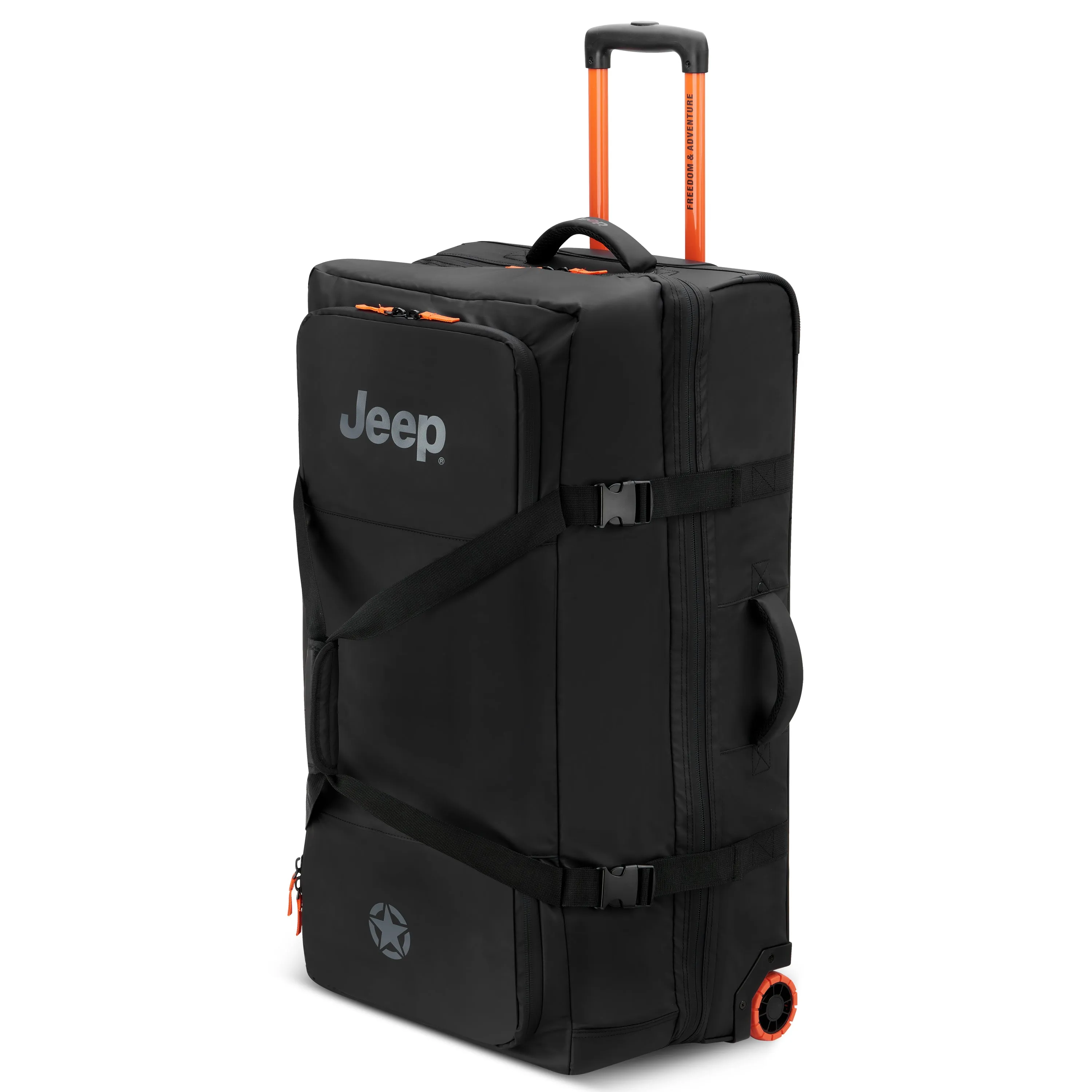 Jeep Js005a Two Wheel Rolling Travel Duffle Bag ( 31 Inch)  