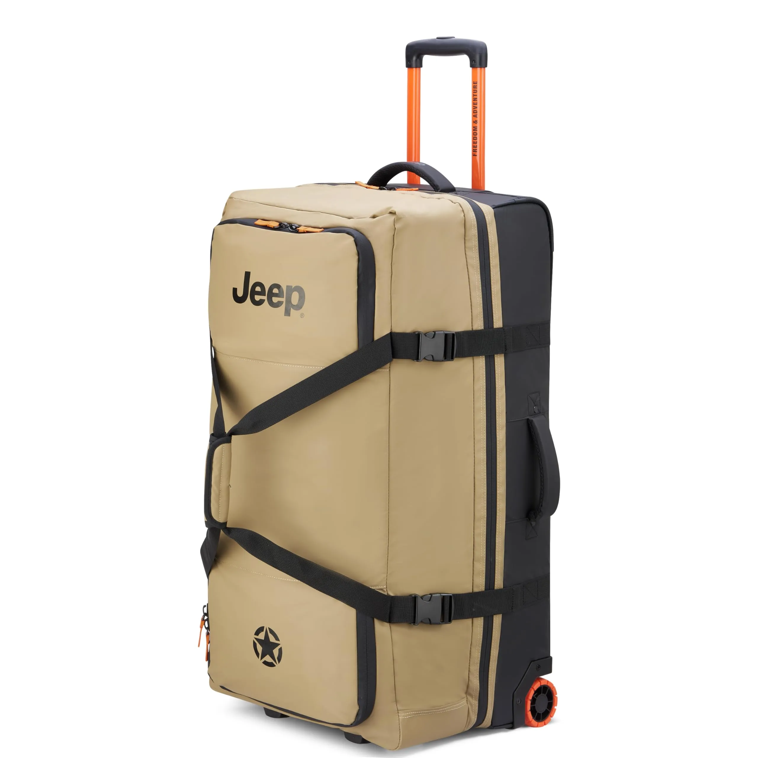 Jeep Js005a Two Wheel Rolling Travel Duffle Bag ( 31 Inch)  