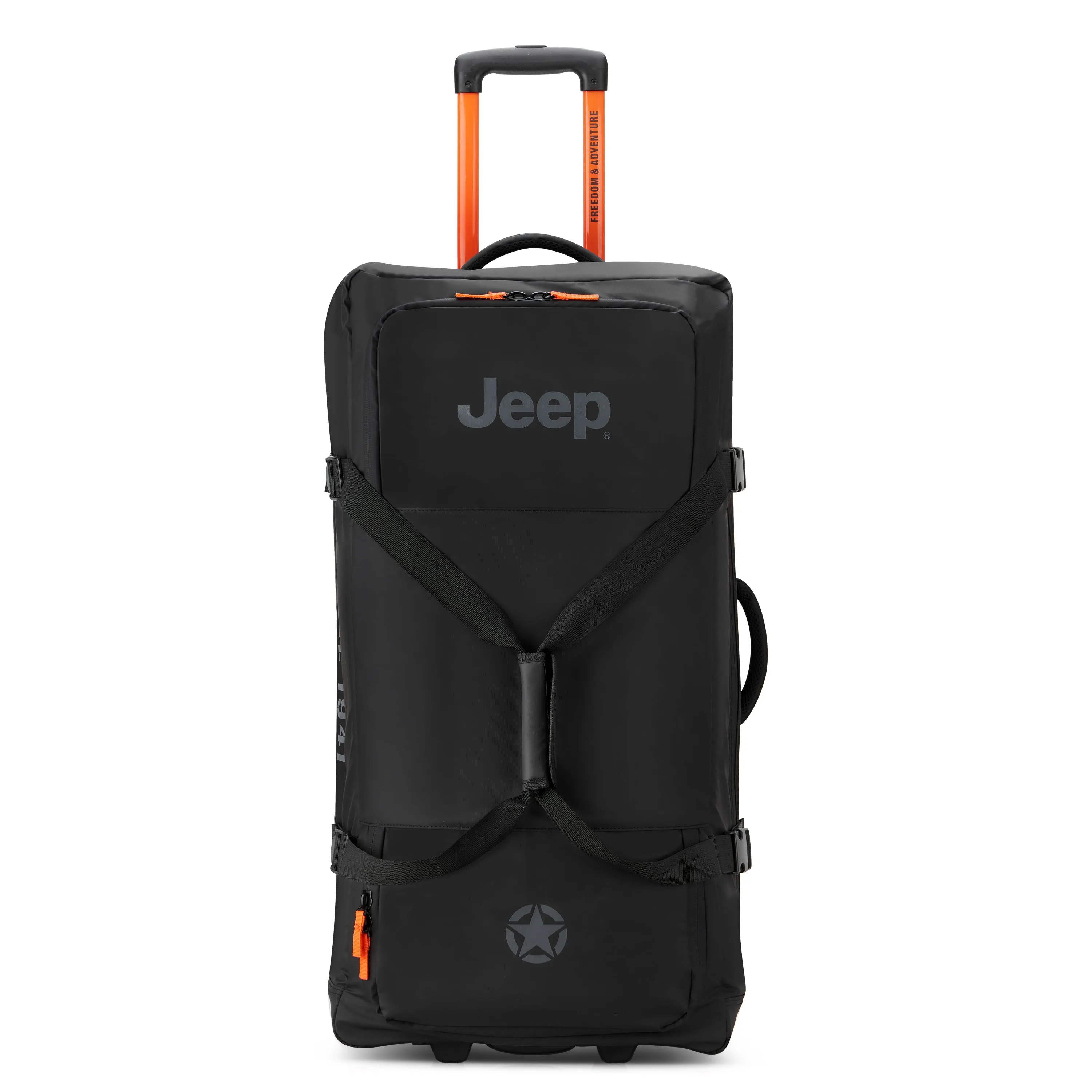 Jeep Js005a Two Wheel Rolling Travel Duffle Bag ( 31 Inch)  