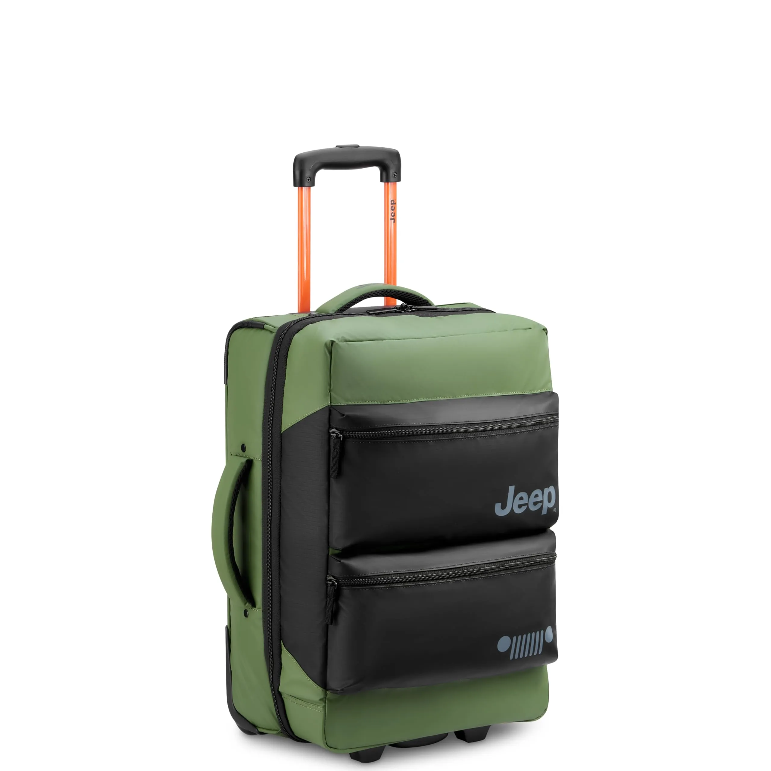 Jeep JS006B Two Wheel Rolling Travel Duffle Bag (20 Inch)  