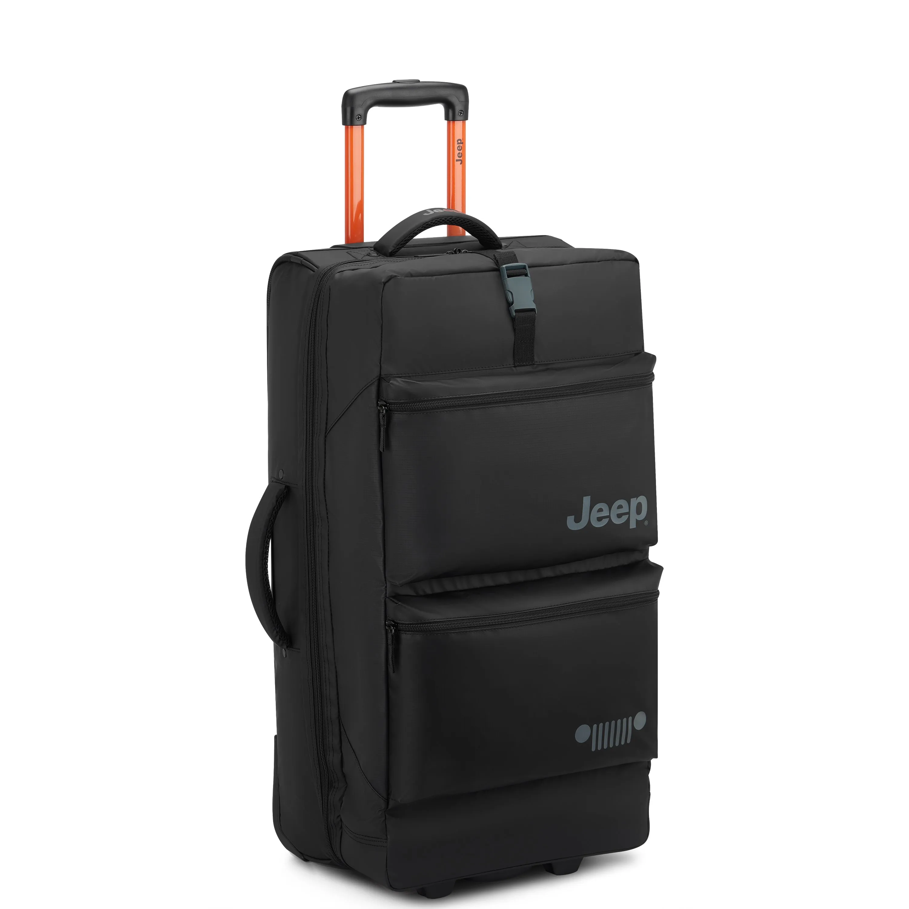 Jeep JS006B Two Wheel Rolling Travel Duffle Bag (27 Inch)  