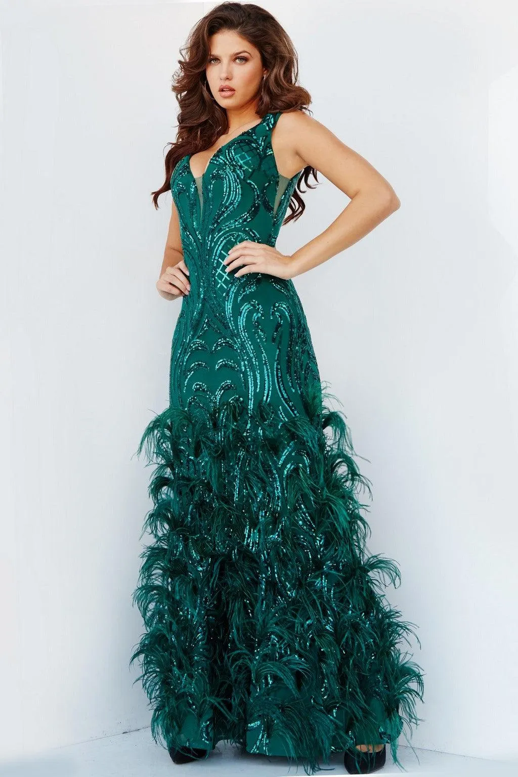 Jovani JVN05660 Fitted Long Evening Gown