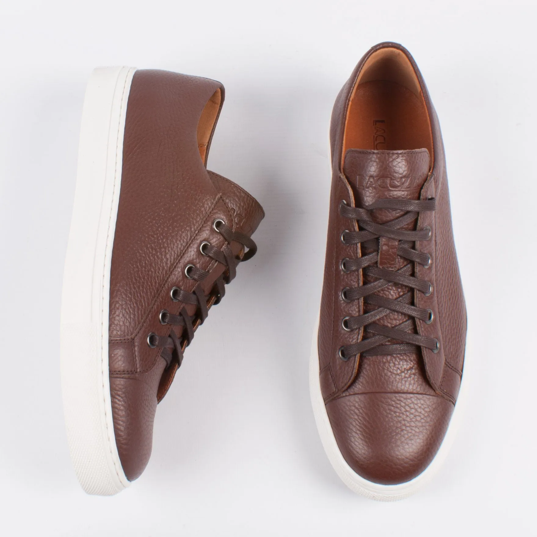 Lacuzzo Brown Leather Sneaker