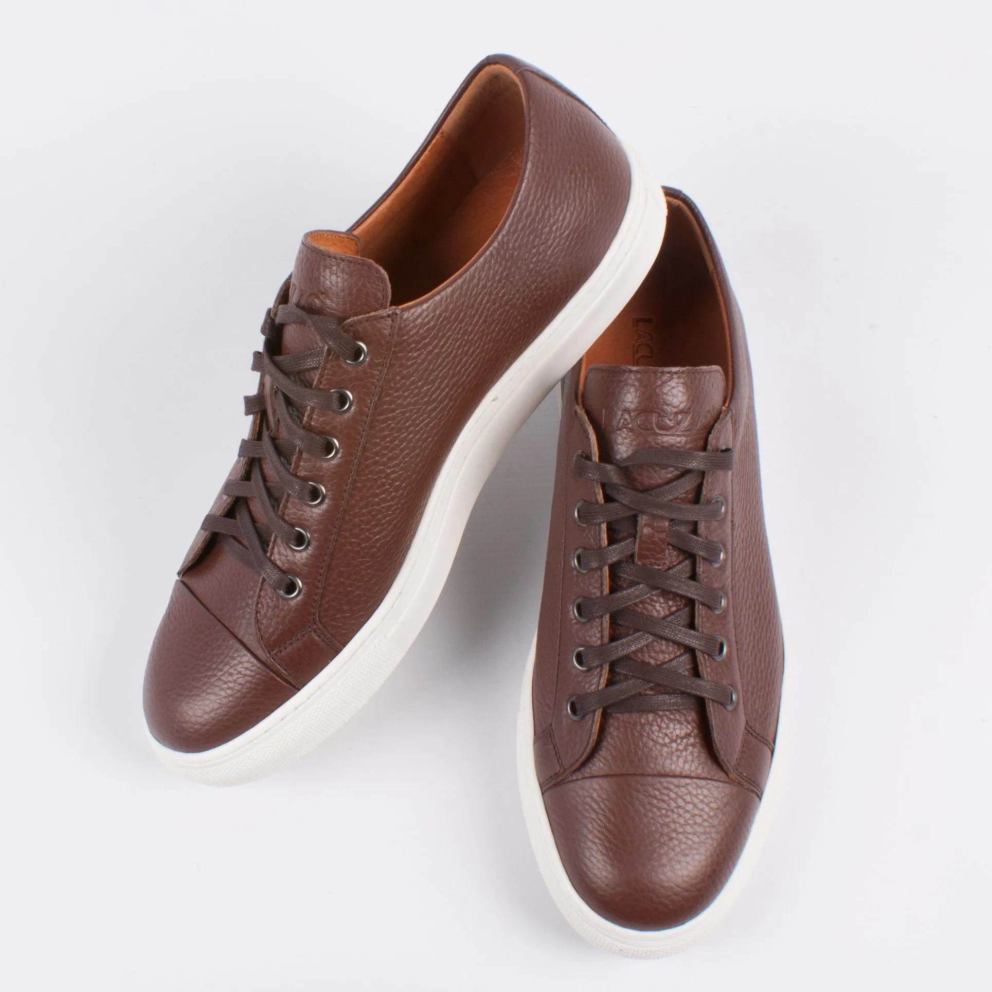 Lacuzzo Brown Leather Sneaker