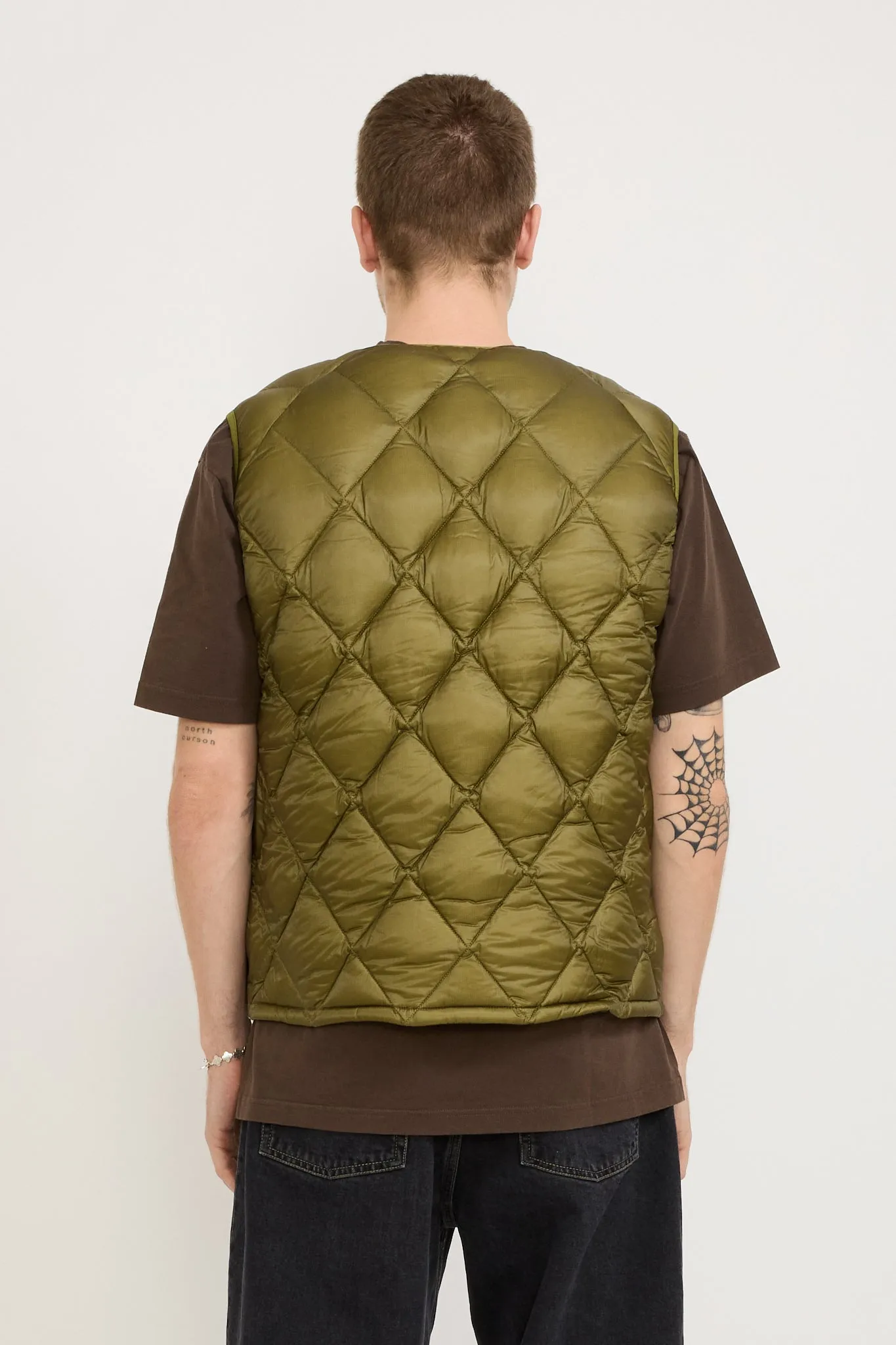 Light Down Vest Olive Branch