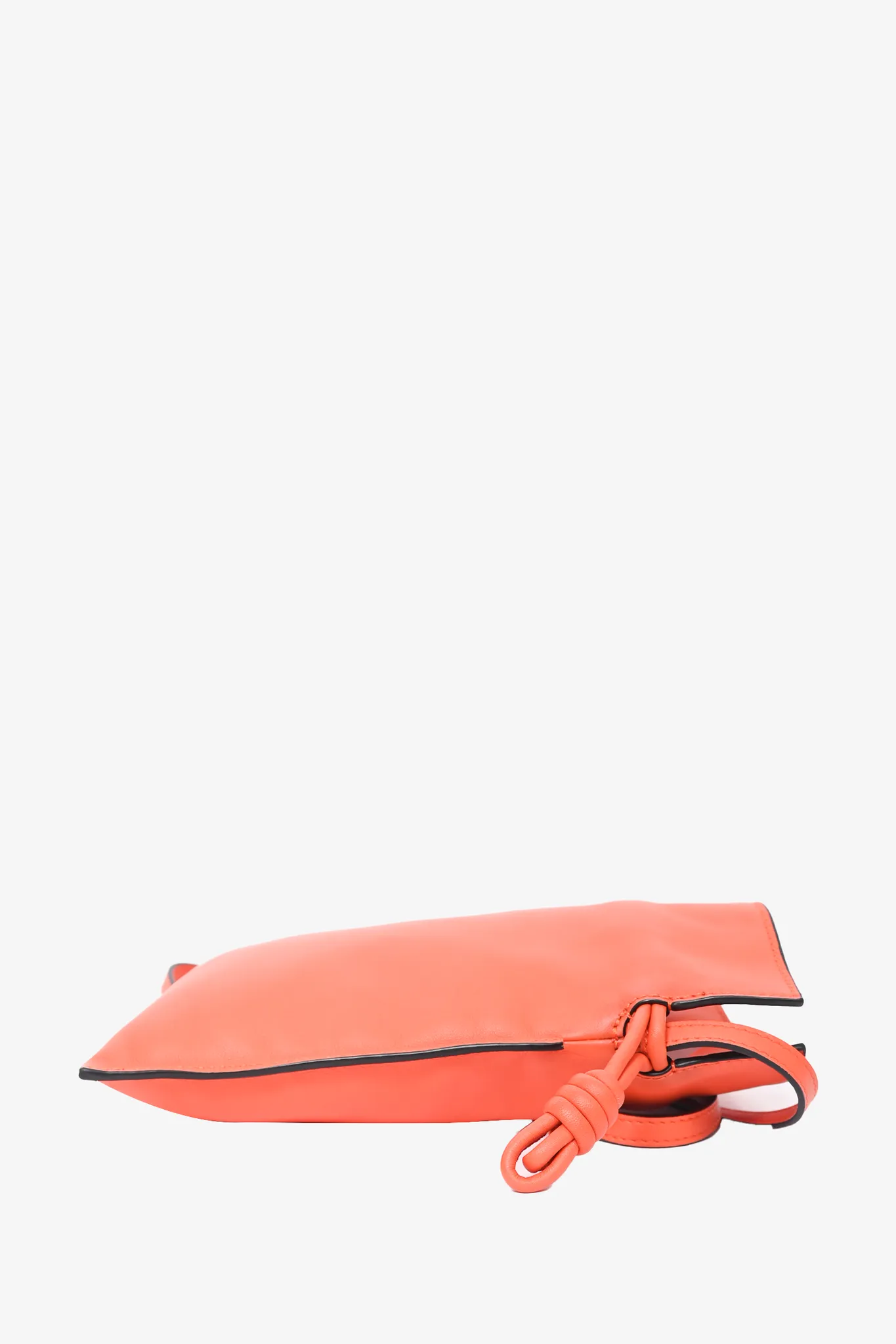 Loewe 2022 Orange Leather Pocket Pouch Crossbody Bag