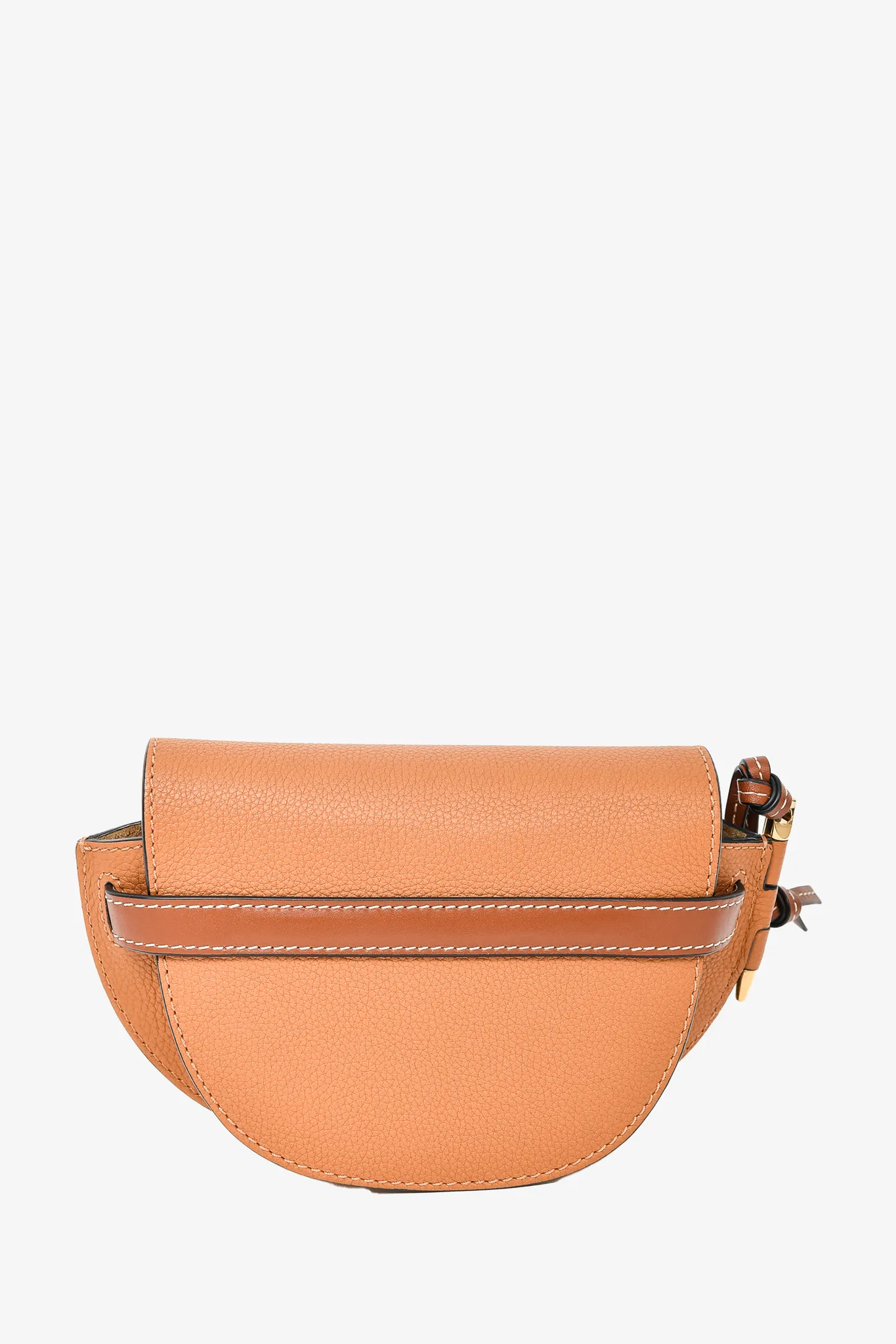 Loewe Brown Leather Mini 'Gate' Crossbody