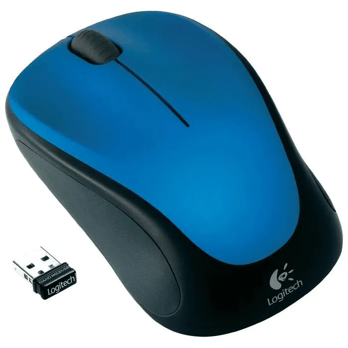 Logitech M235 Wireless Mouse Blue Black