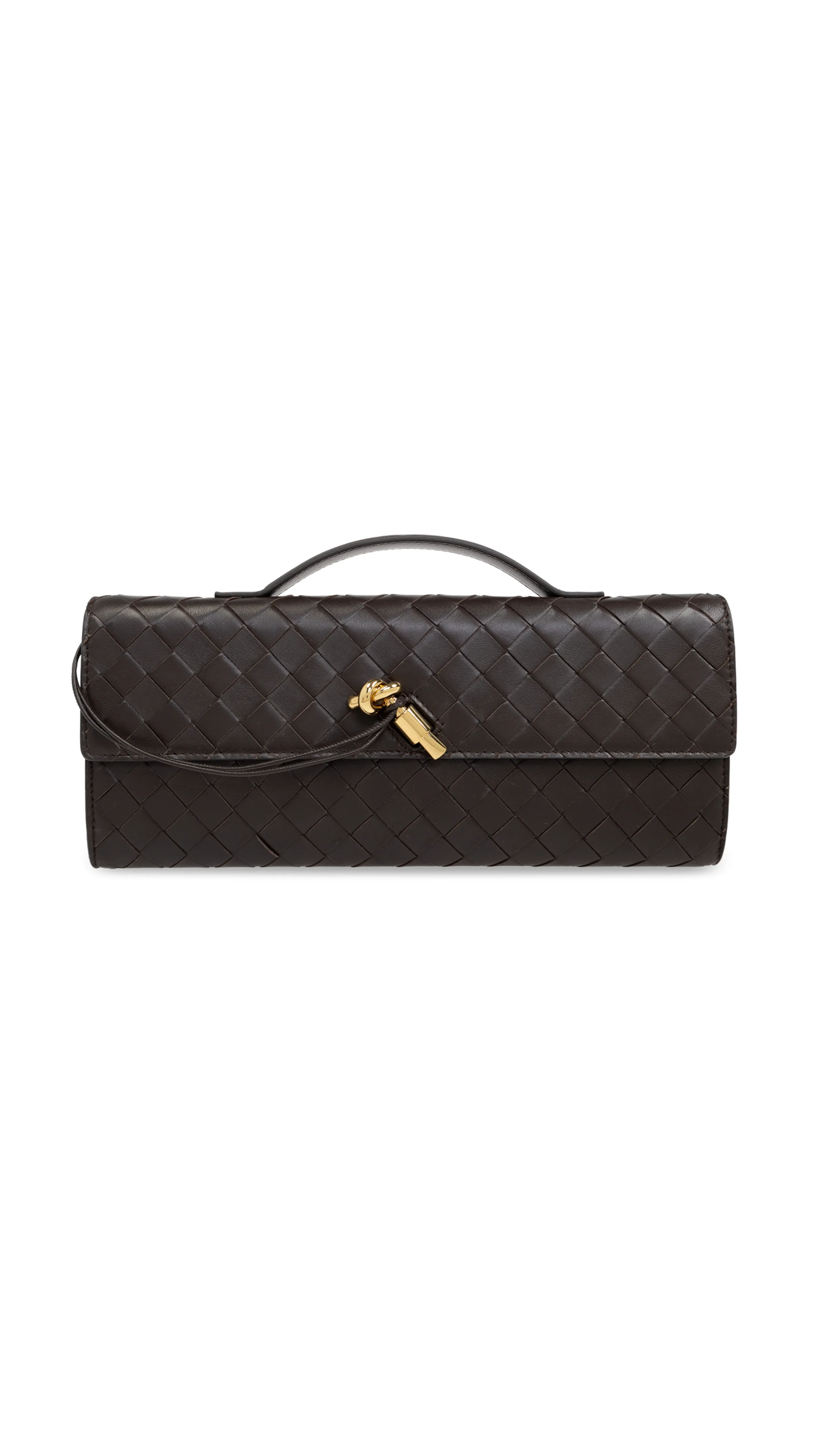 Long Clutch Andiamo with Handle - Fondant