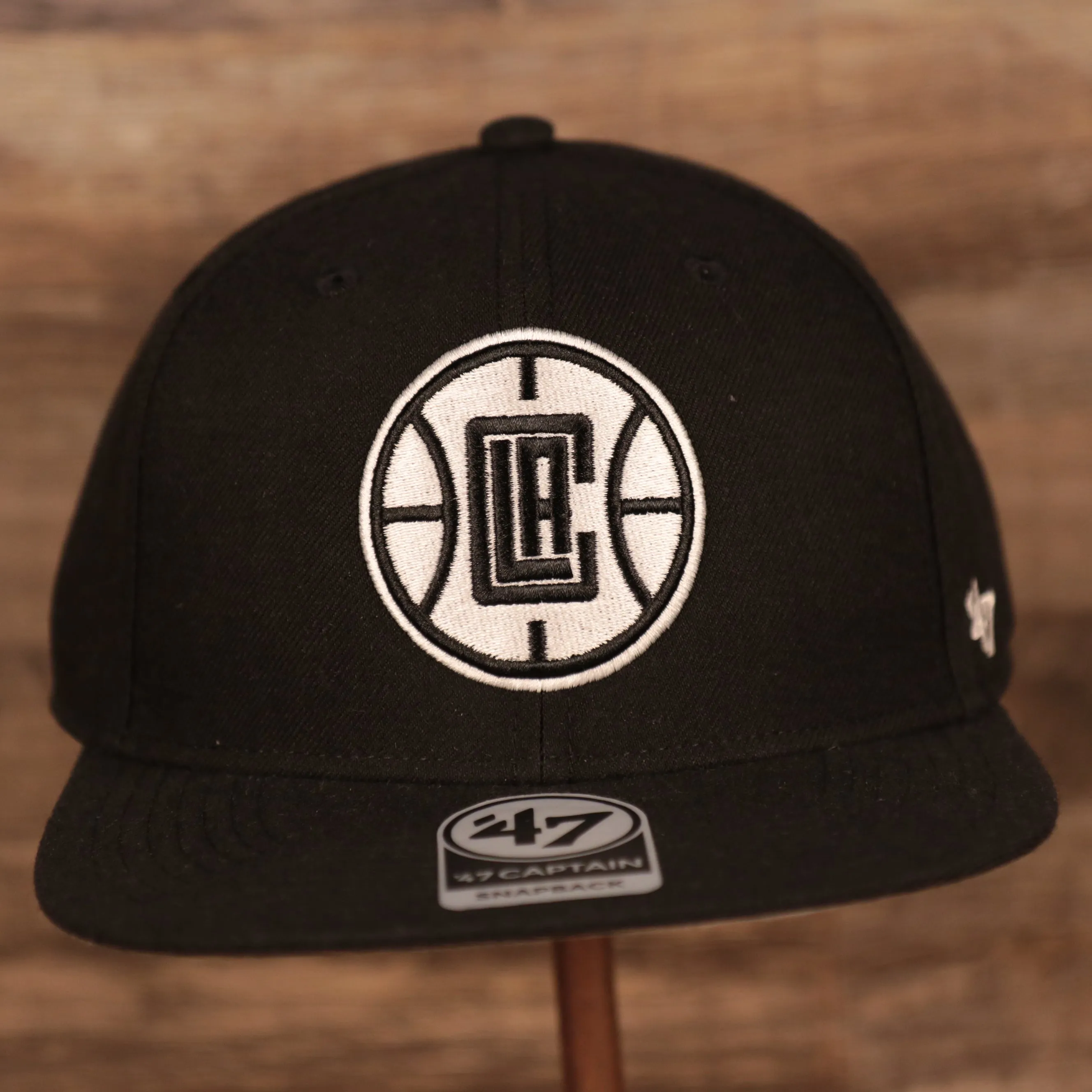 Los Angeles Clippers Black Adjustable Grey Bottom Snapback Hat