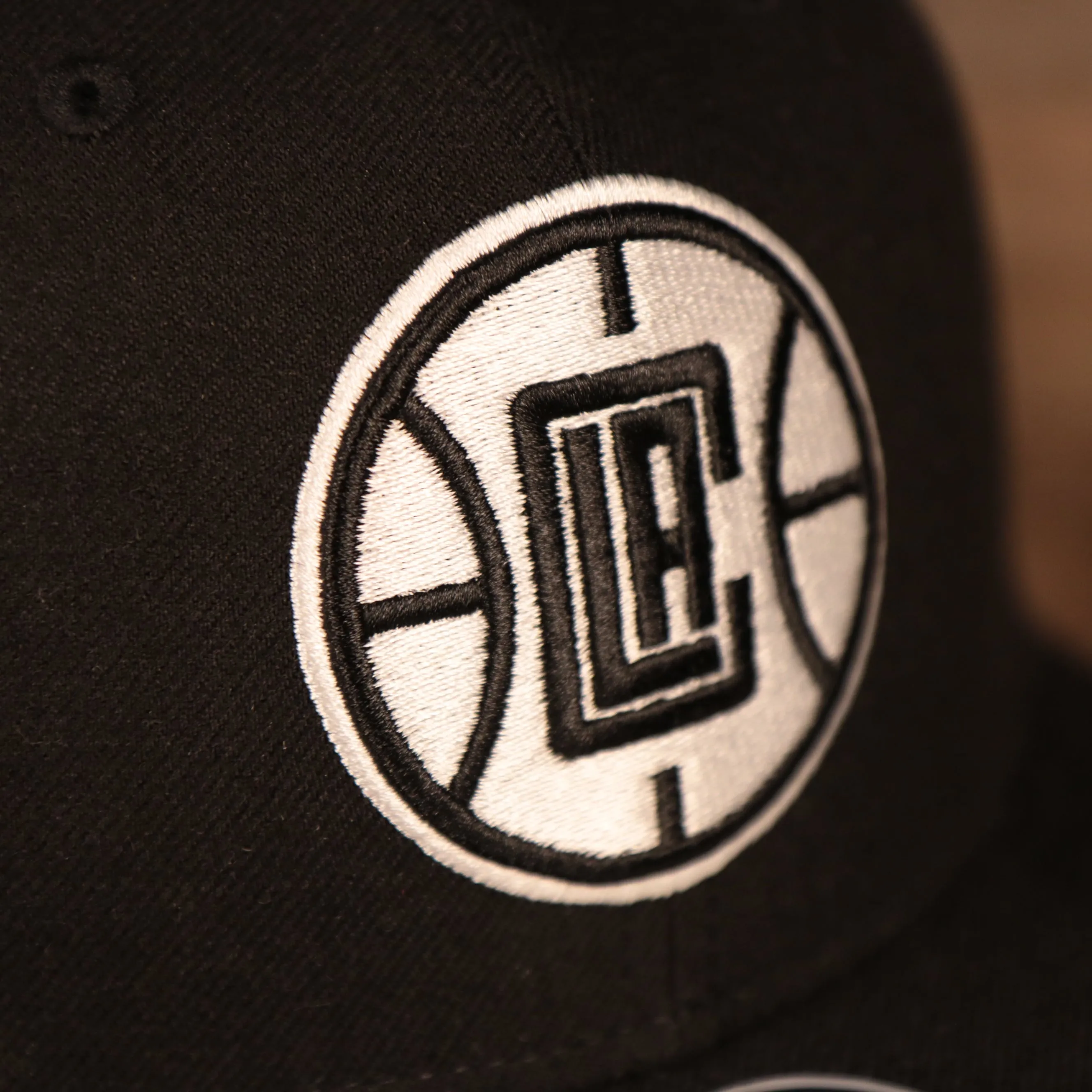 Los Angeles Clippers Black Adjustable Grey Bottom Snapback Hat