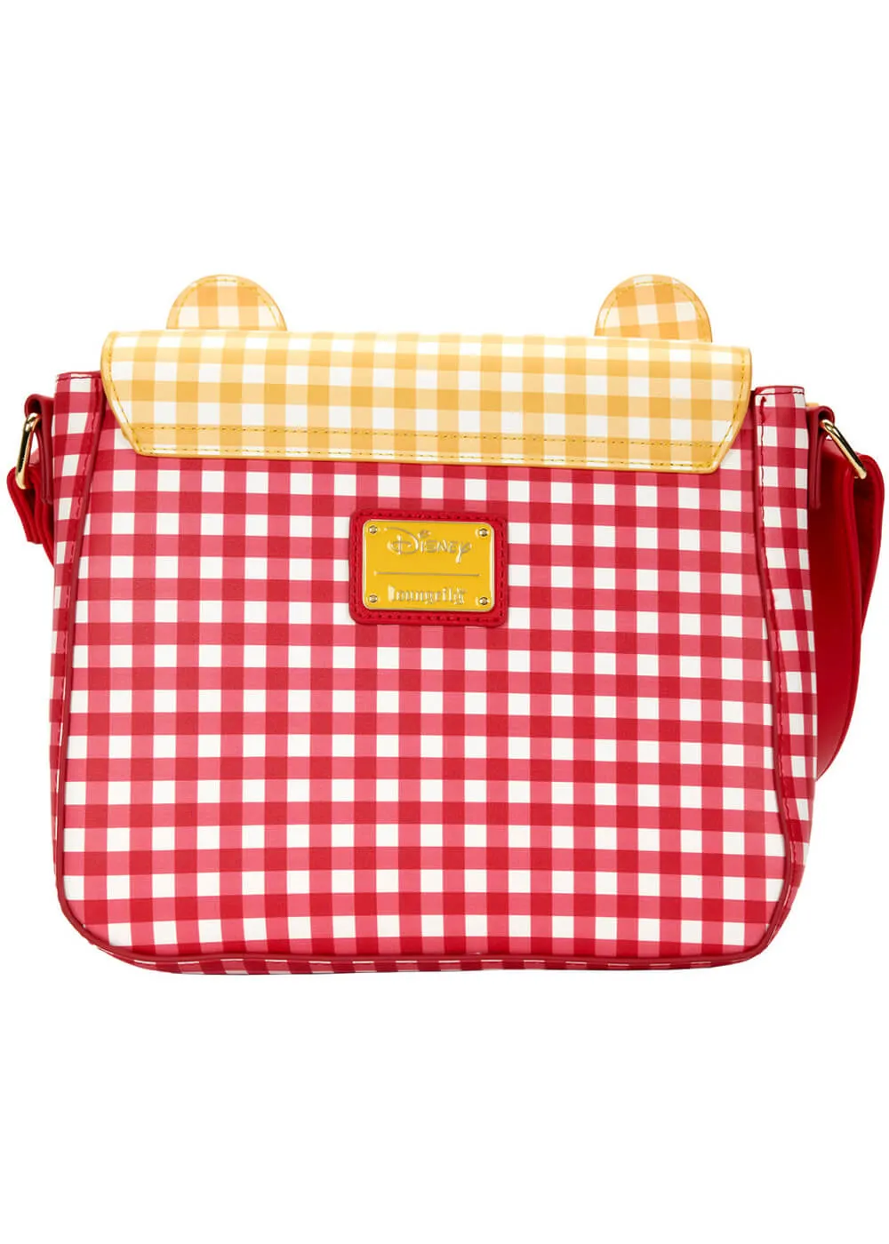 Loungefly Disney Winnie The Pooh Gingham Crossbody Bag Yellow