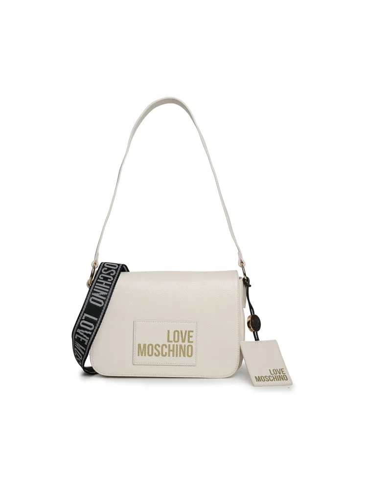 Love Moschino Logo Printed Shoulder Bag