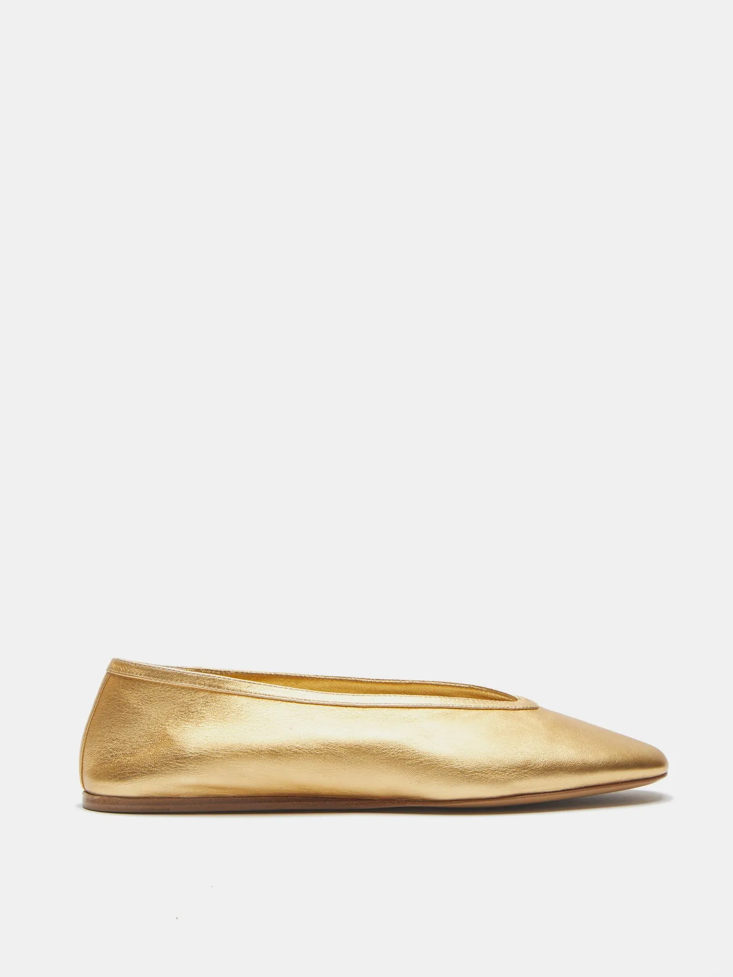 Luna Slipper / Yellow Gold Leather