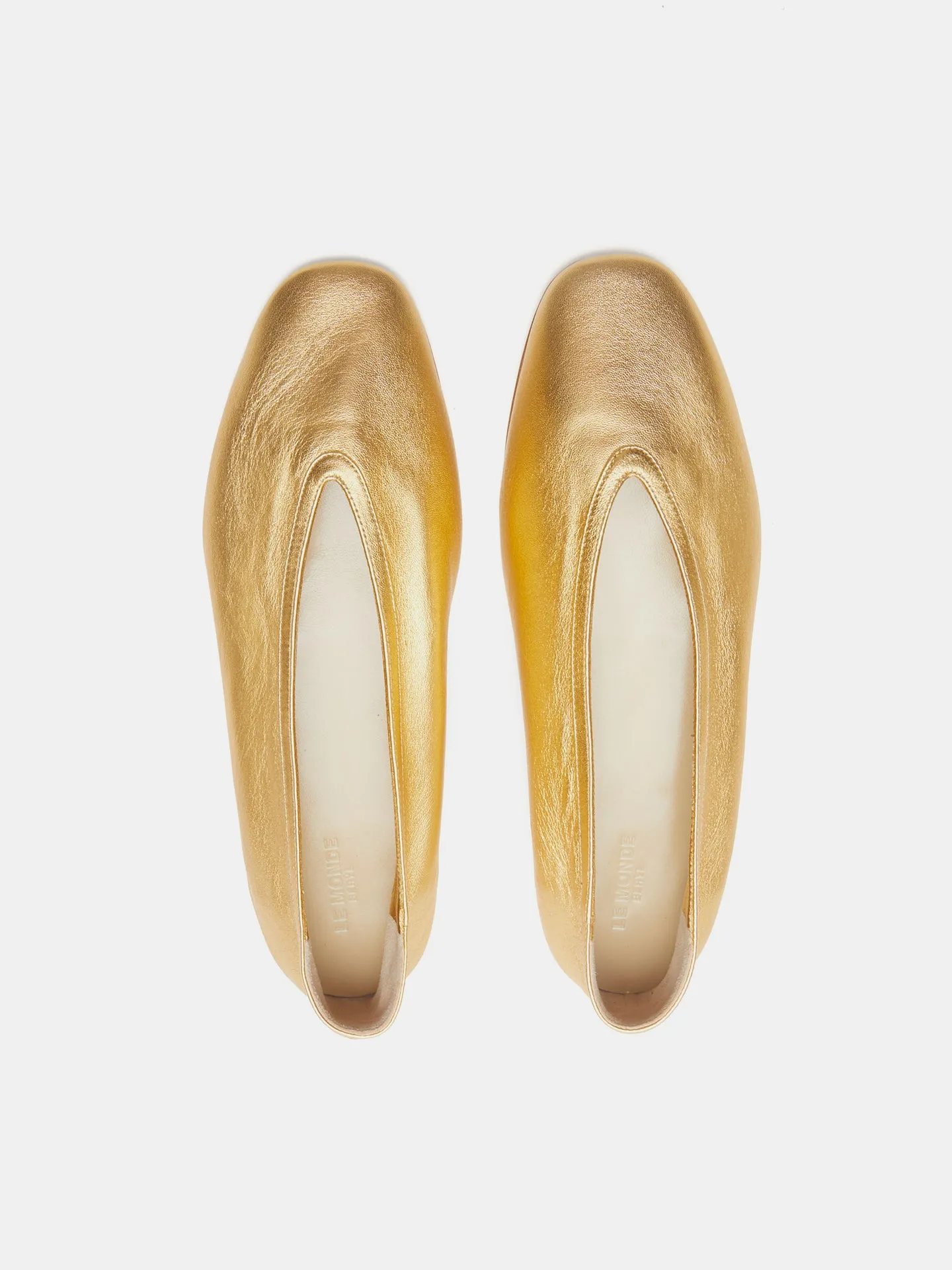 Luna Slipper / Yellow Gold Leather