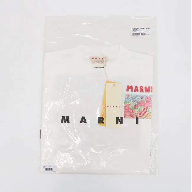 MARNI  |Crew Neck Unisex Street Style Cotton Short Sleeves Logo