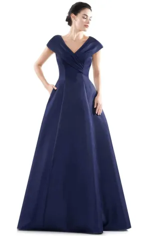 Marsoni by Colors MV1085 - V-Neck A-line Evening Gown