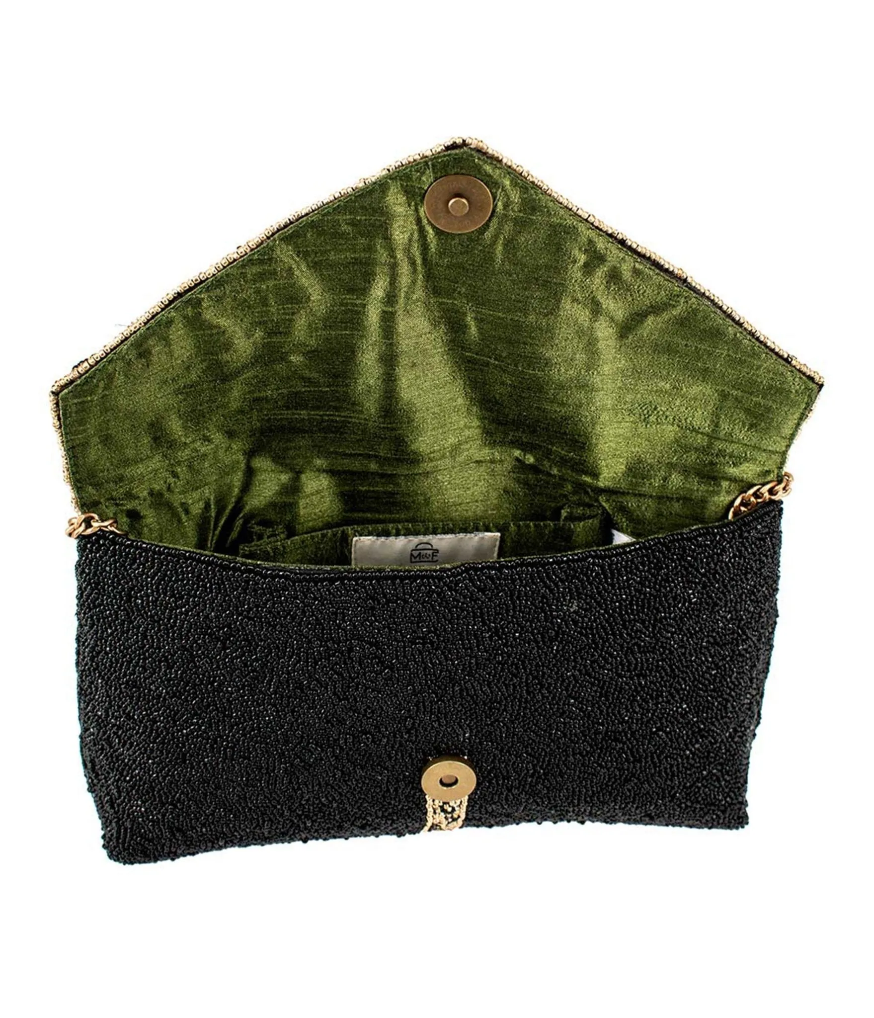 Mary Frances Olive You Crossbody Clutch