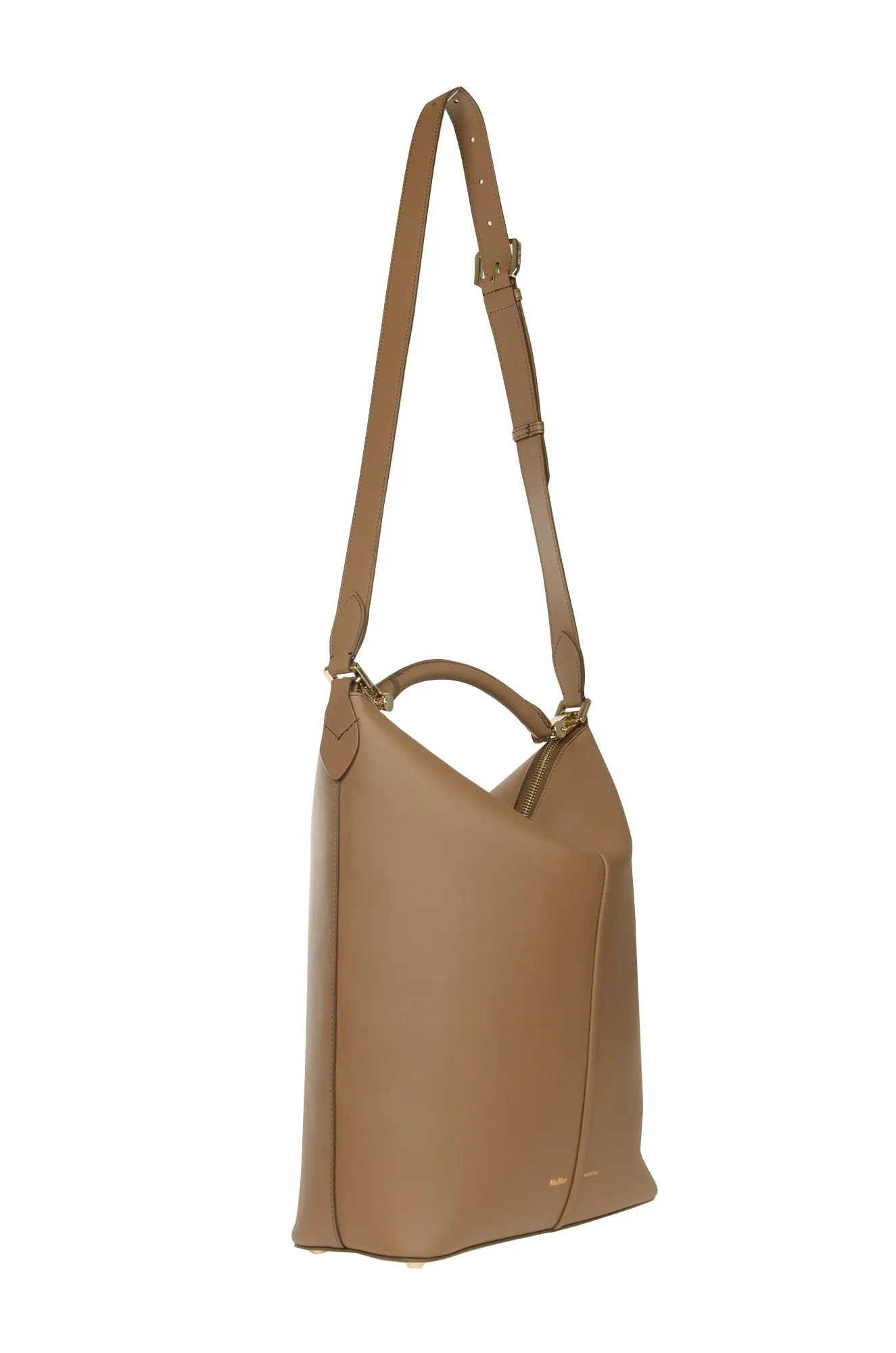 Max Mara Logo Printed Bucket Bag