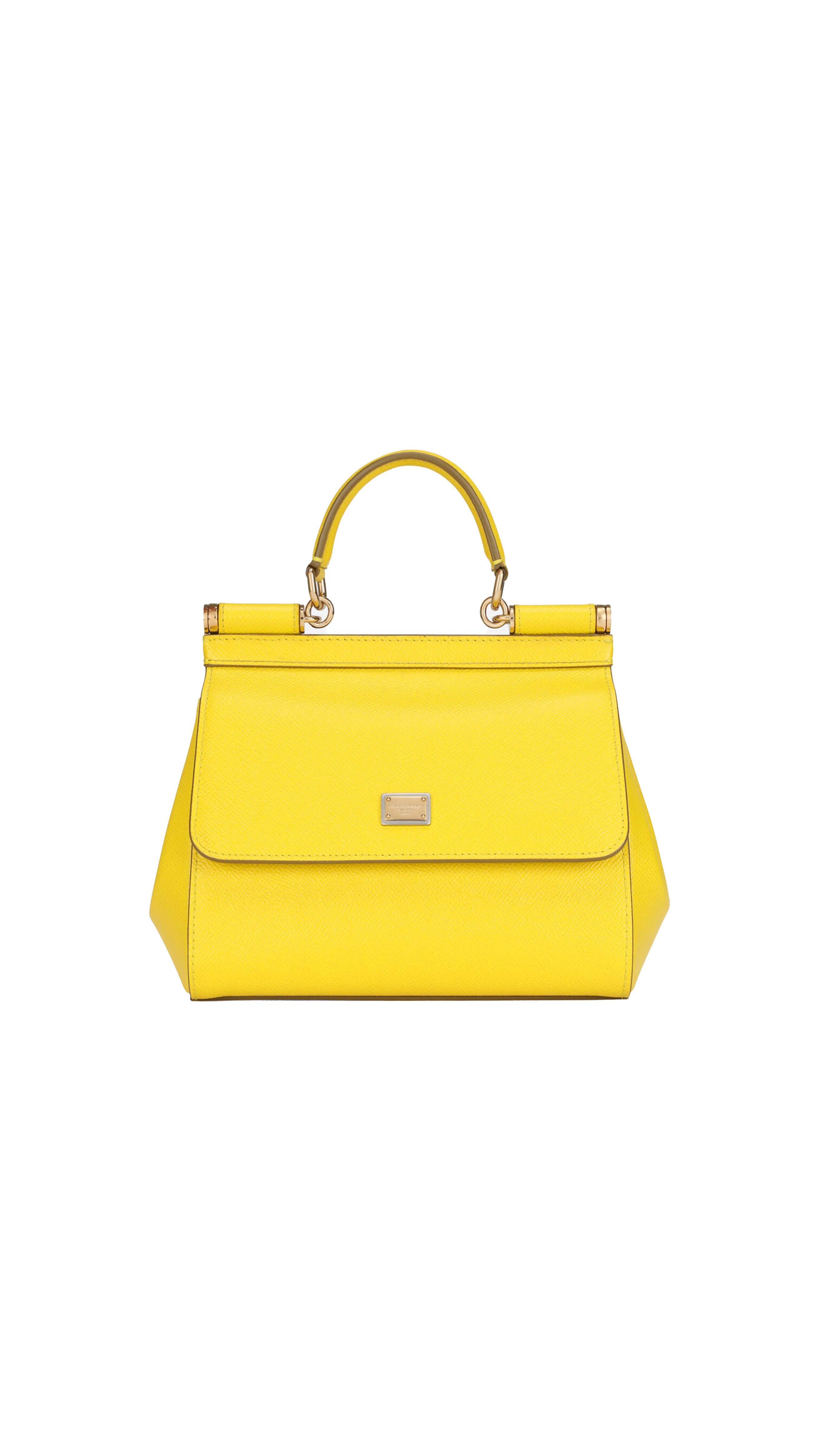 Medium Sicily Handbag - Yellow