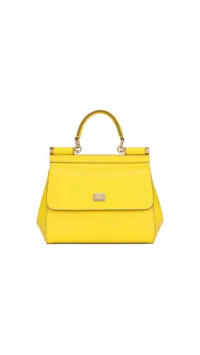 Medium Sicily Handbag - Yellow