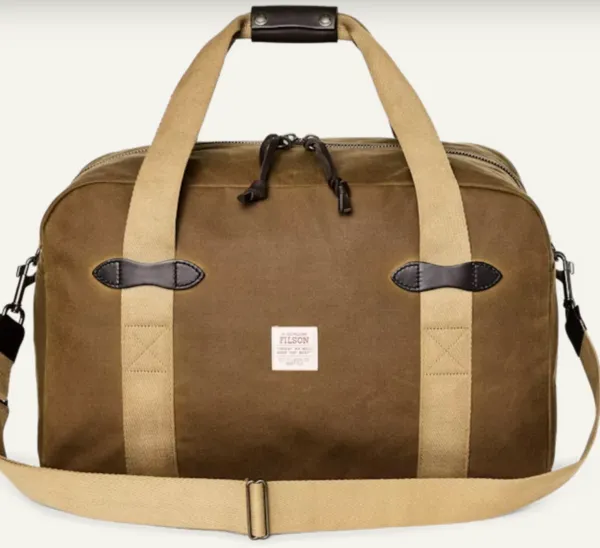 Medium Tin Cloth Duffle Bag - Tan