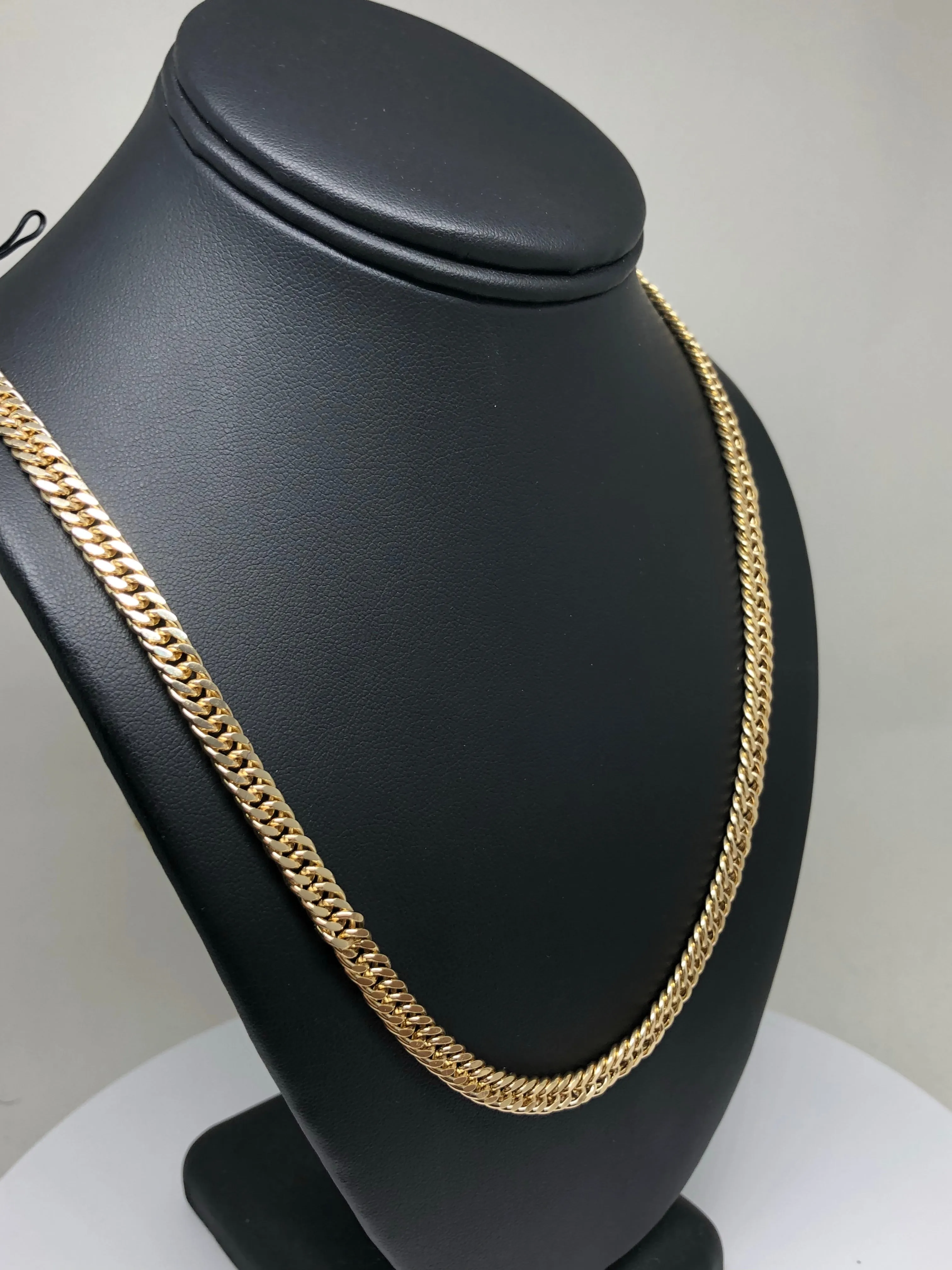 Men's Large Hip Hop 30 Inch Cuban Link Chain Gold Plated 6mm Width