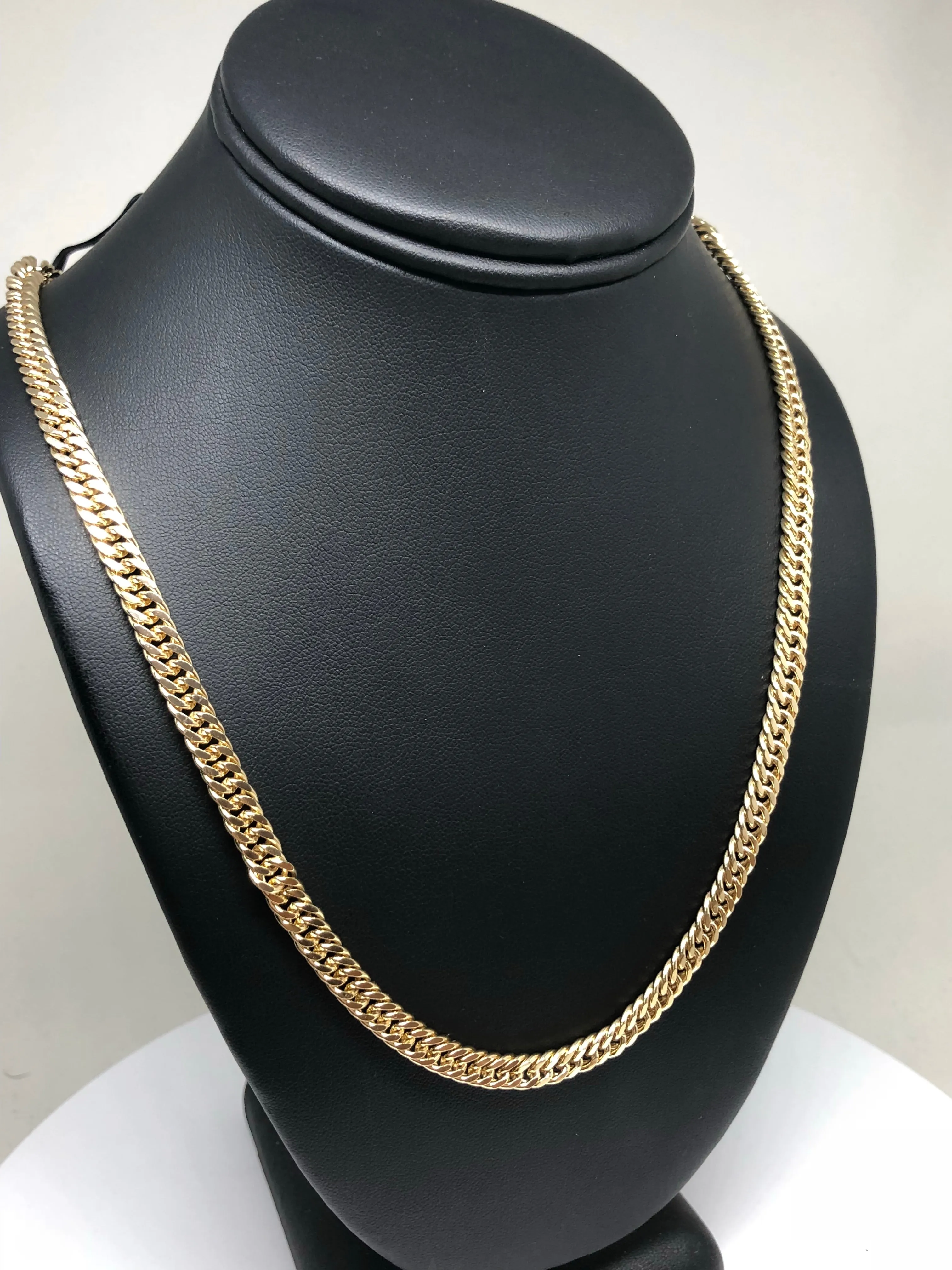 Men's Large Hip Hop 30 Inch Cuban Link Chain Gold Plated 6mm Width