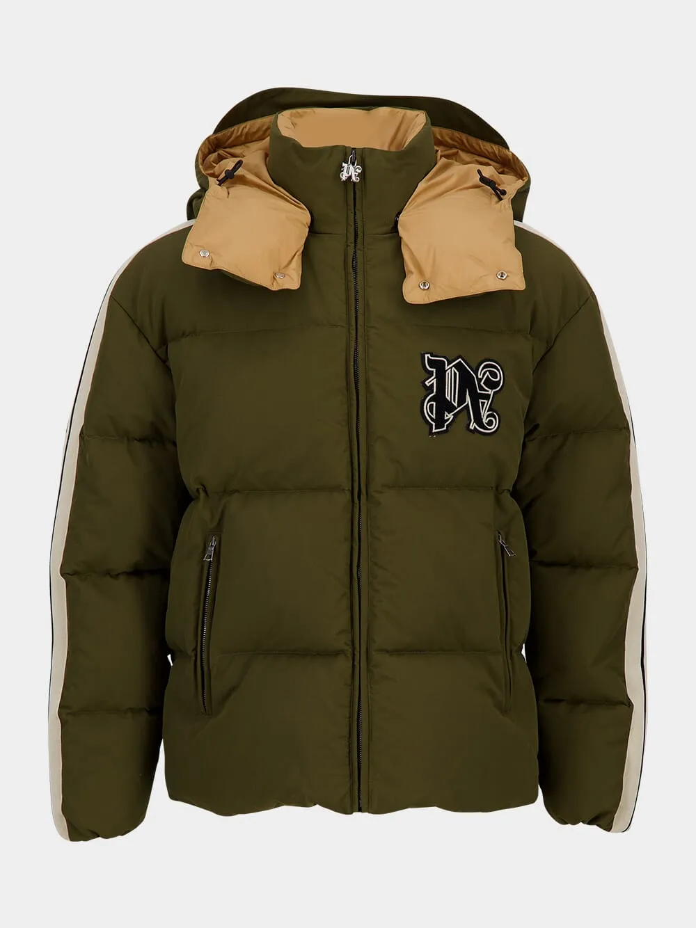 Military Green Monogram Down Jacket