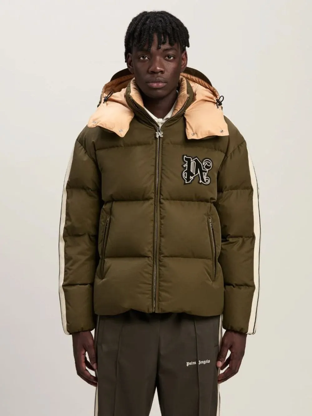 Military Green Monogram Down Jacket