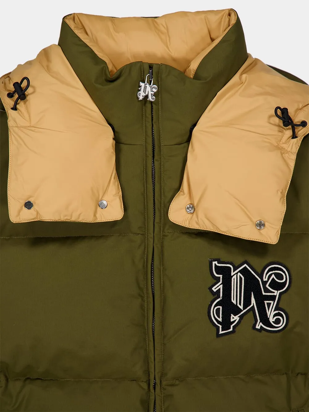 Military Green Monogram Down Jacket