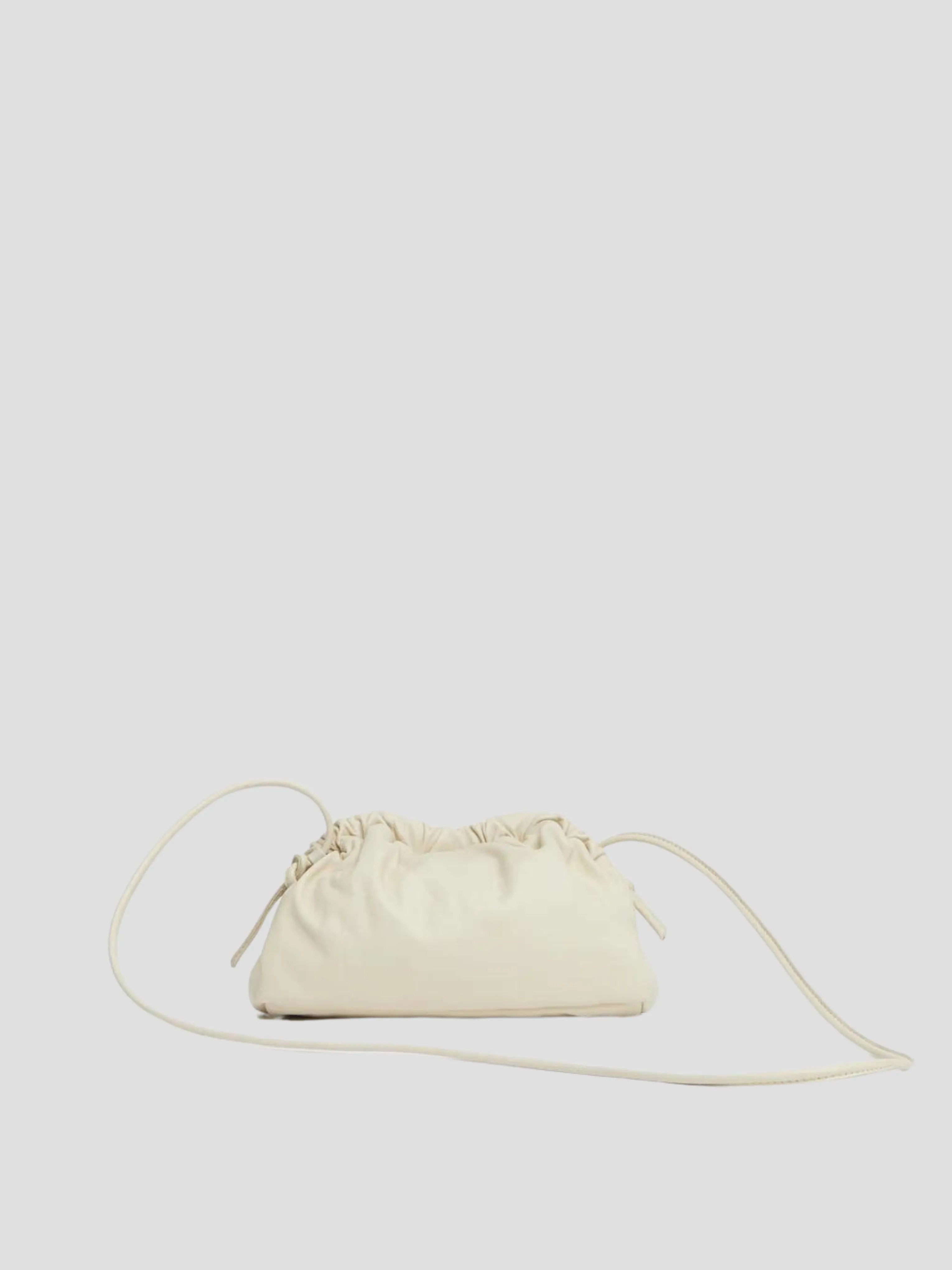 Mini Cloud Clutch in Ivory