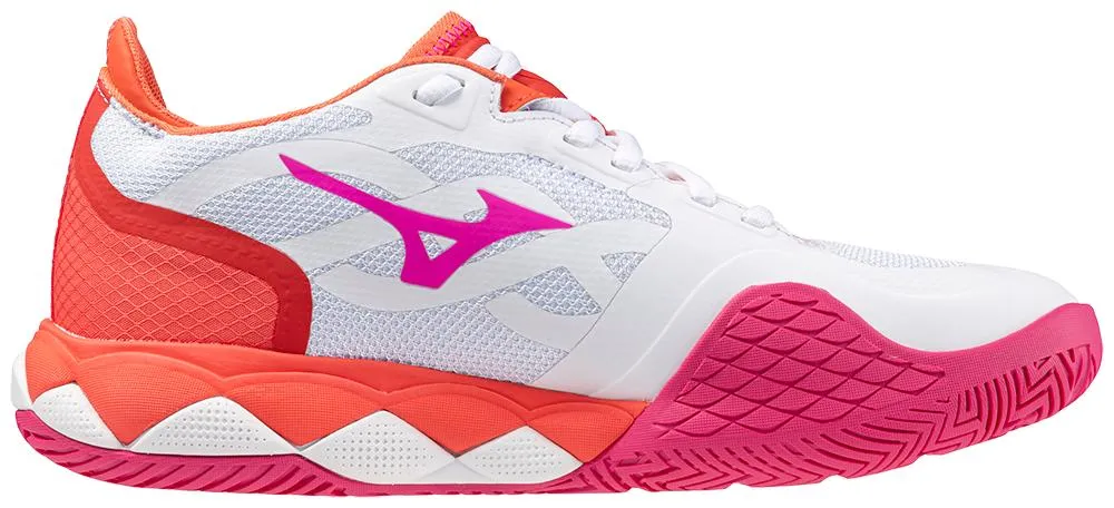 Mizuno Women's Wave Enforce Tour AC - White/Radiant Red