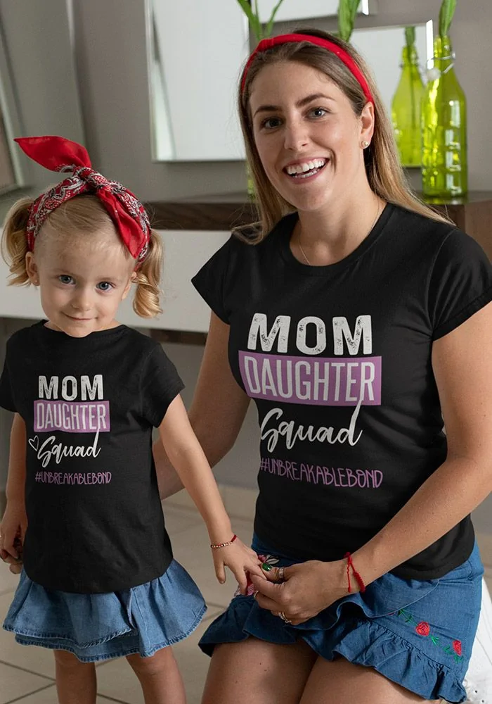 Mom Daughter Squad Women T-Shirt