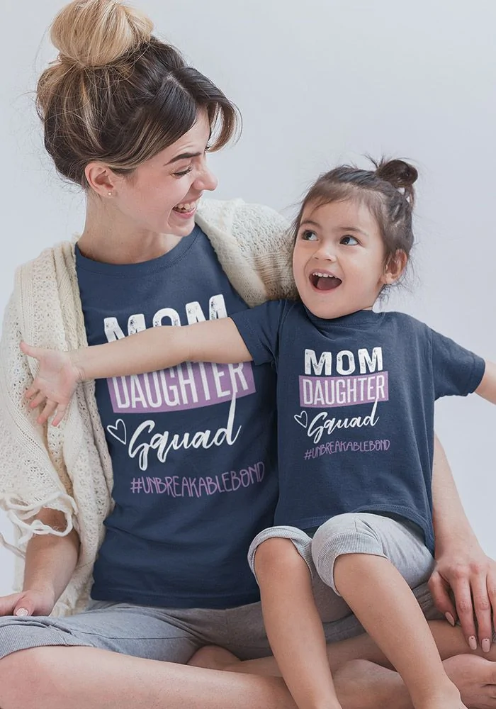 Mom Daughter Squad Women T-Shirt