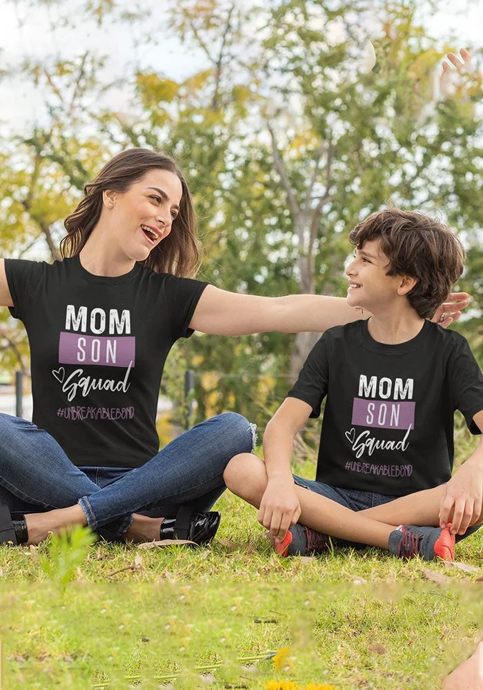 Mom Son Squad Women T-Shirt