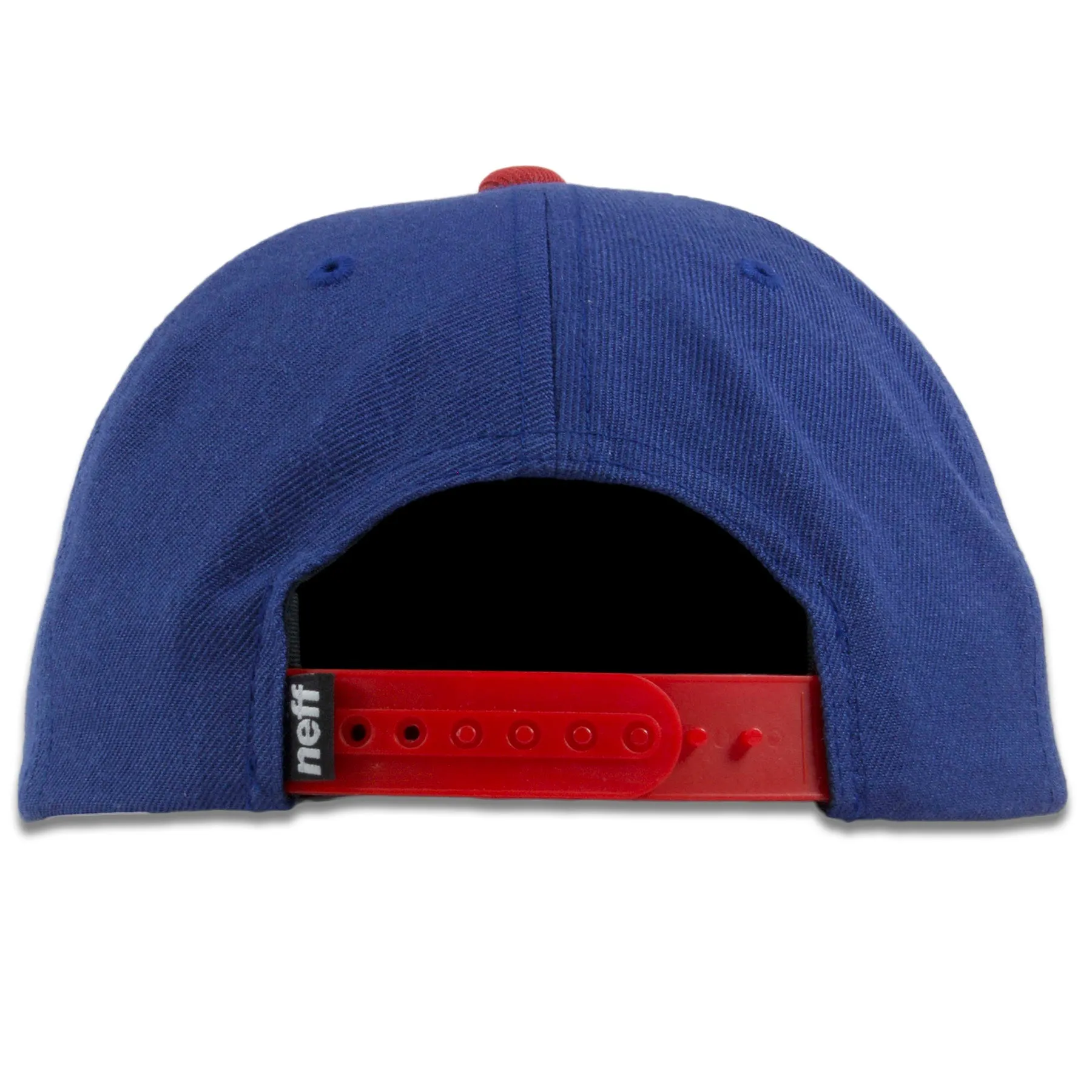 Neff Youth Daily Royal Blue on Red Tie-Dye Snapback Hat