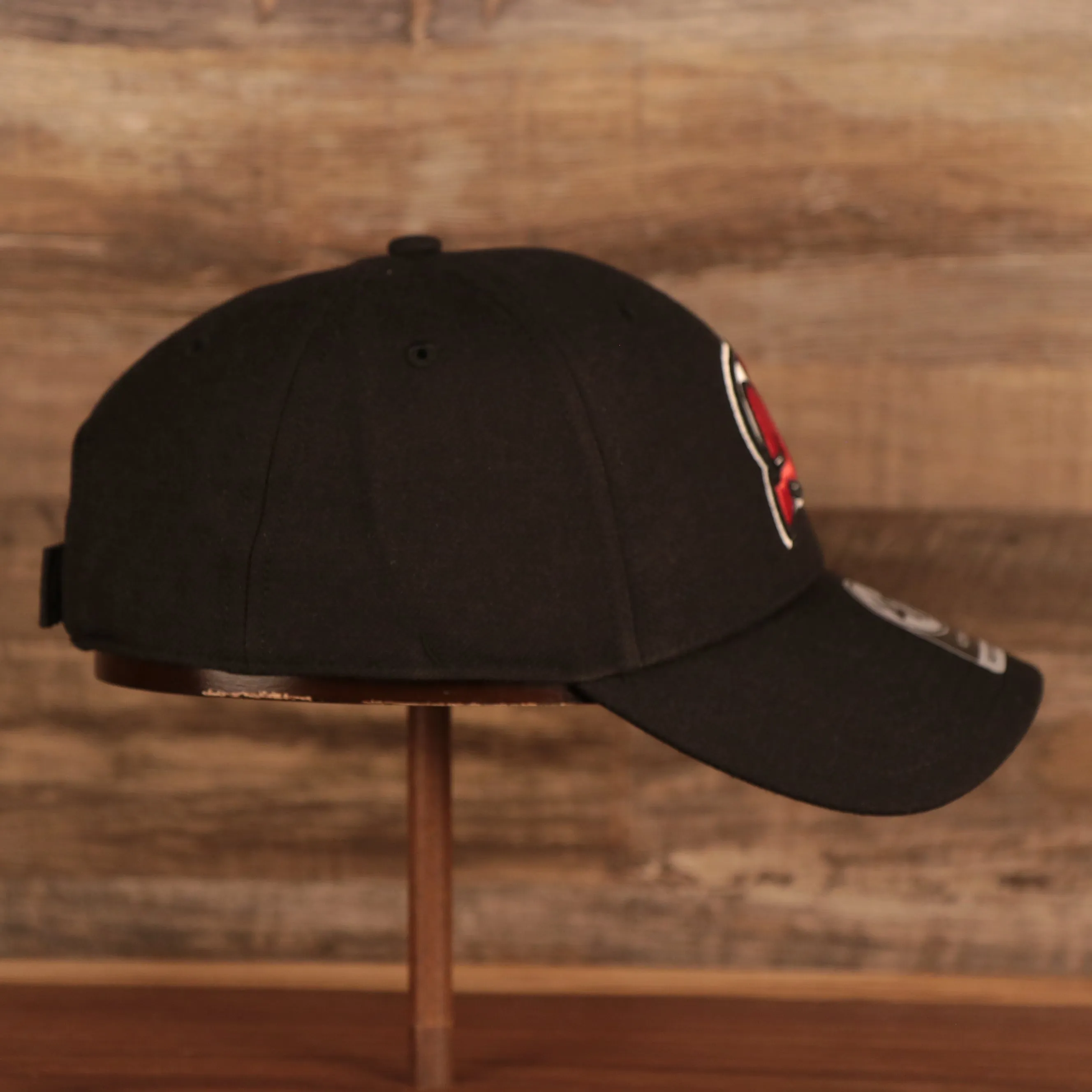 New Jersey Devils Black Grey Under Brim Adjustable Dad Hat