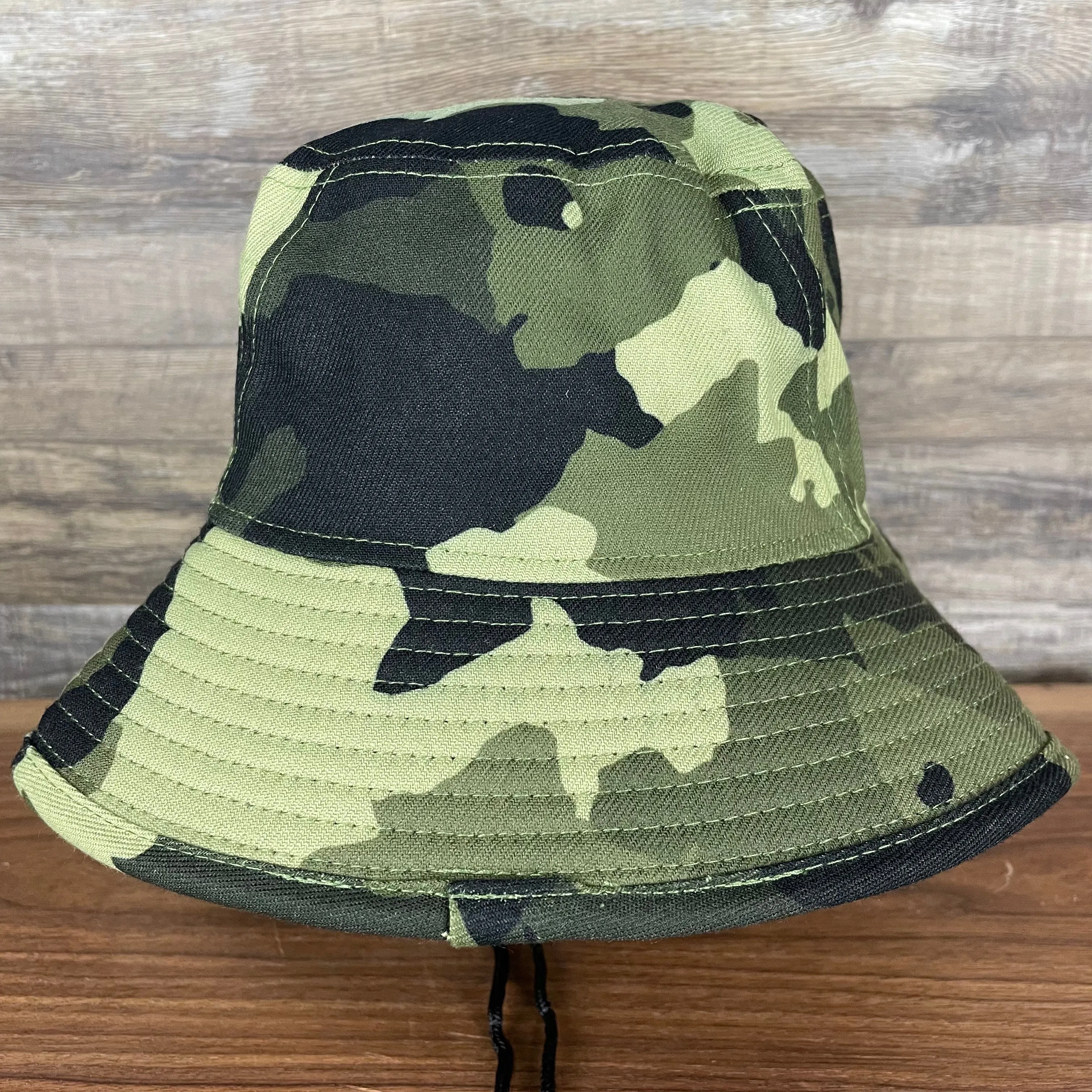 New York Yankees 2022 Armed Forces Day / Memorial Day Side Patch Boonie Bucket Hat | Camo