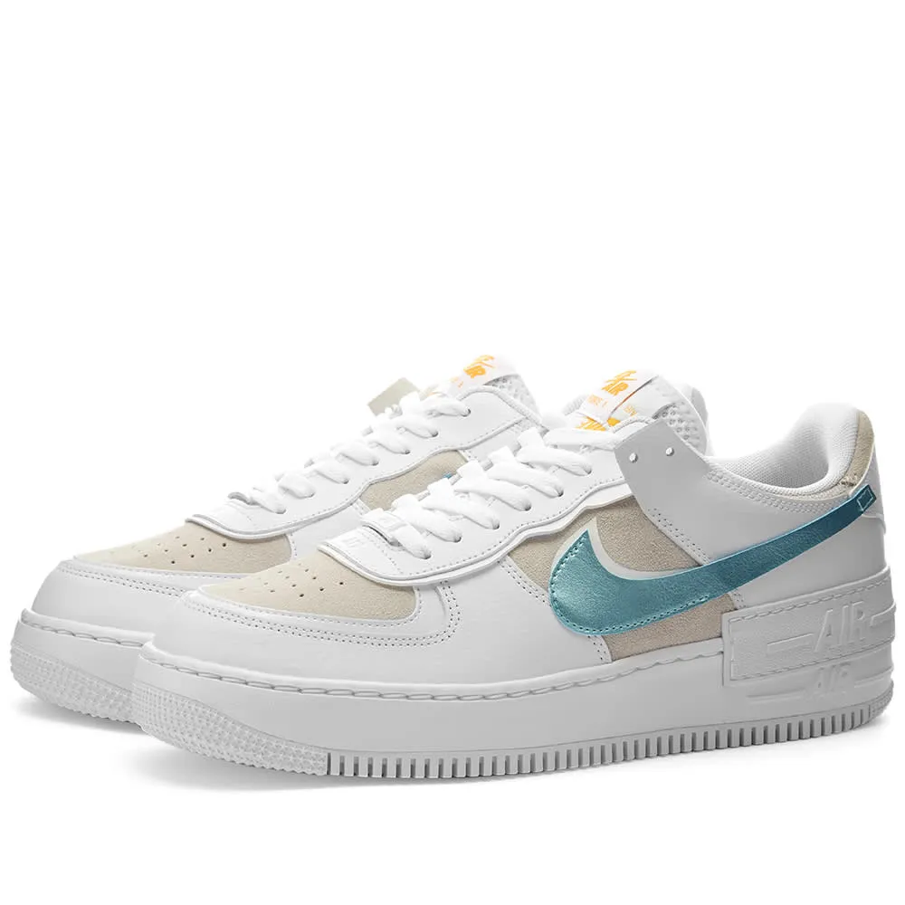 Nike Air Force 1 Shadow WWhite, Glacier Ice & Vast Grey