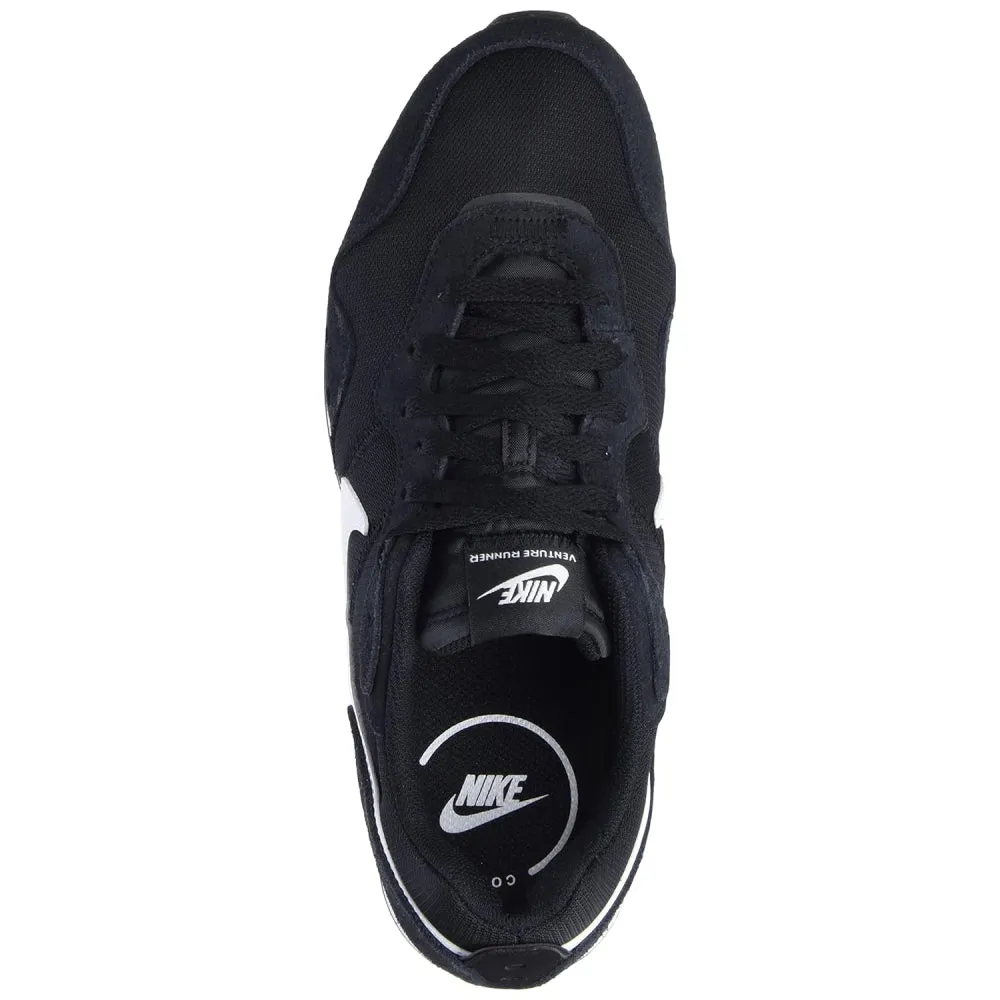 NIKE Men's Venture Running Shoe (Black/White/Black)