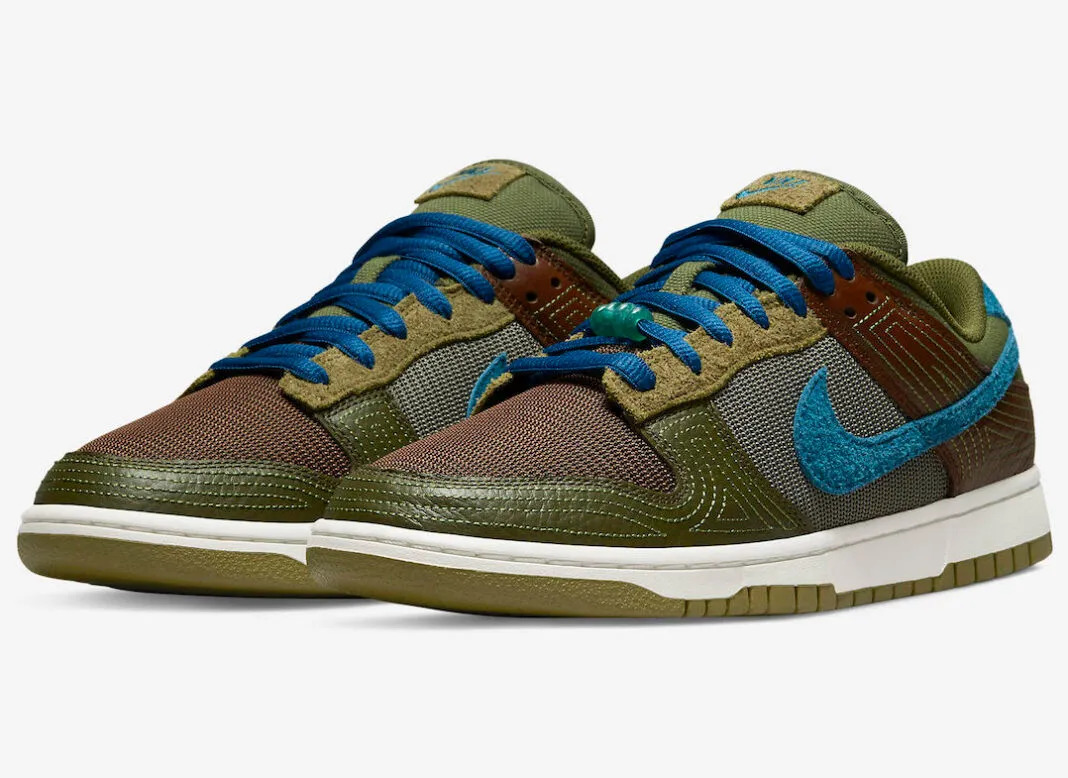 Nike SB Dunk Low NH Cacao Wow Marina-Rough Green Pilgrim DR0159-200