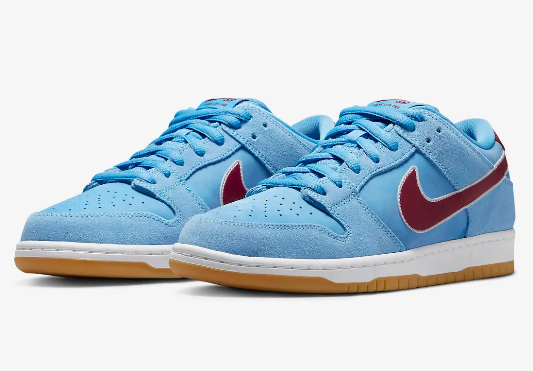 Nike SB Dunk Low Phillies Bubblegum University Blue Team Red White DQ4040-400