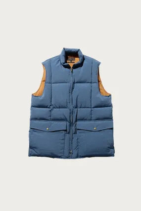 Nylon Down Vest - Blue